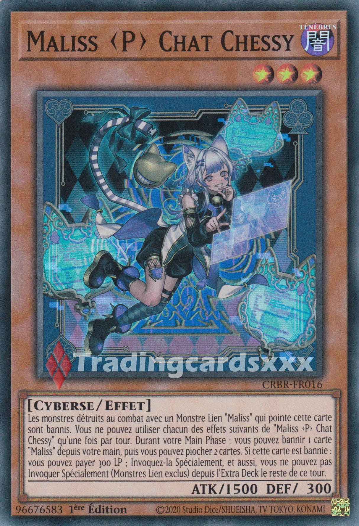 Yu-Gi-Oh! Maliss P Chat Chessy : SR CRBR-FR016