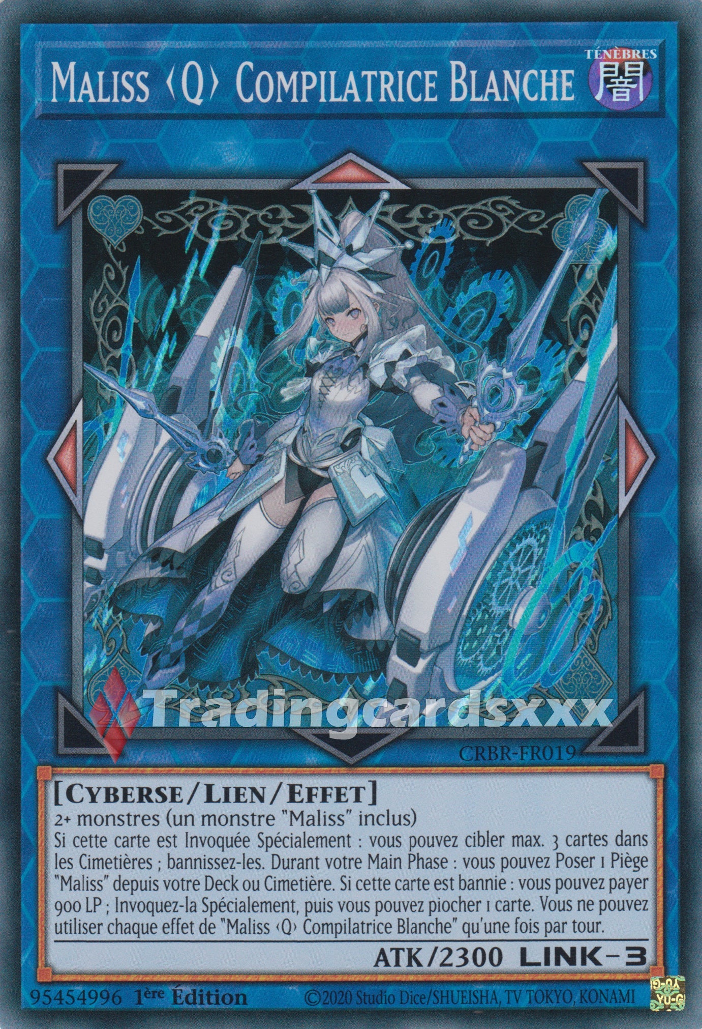 Yu-Gi-Oh! Maliss Q Compilatrice Blanche : SR CRBR-FR019