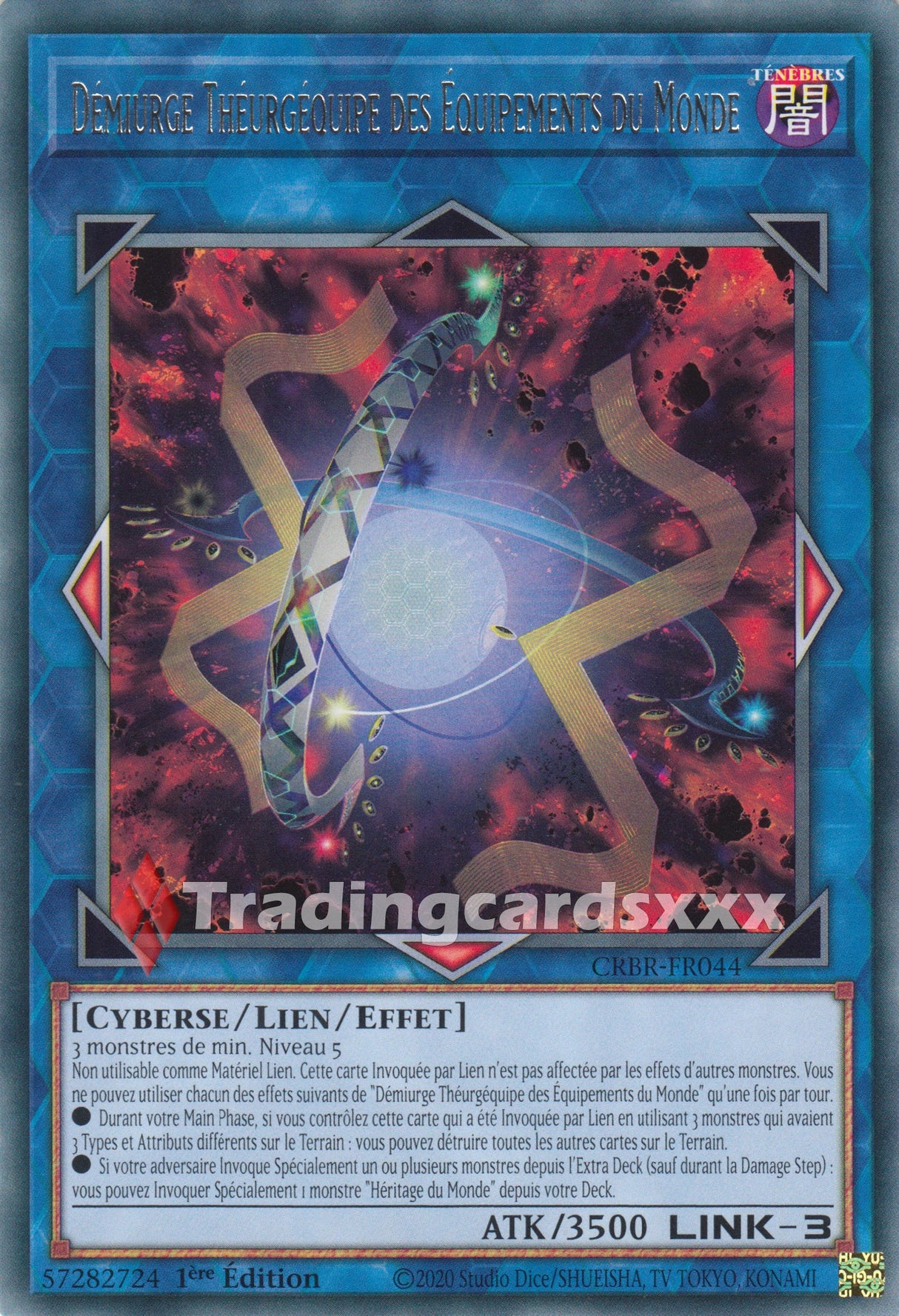 Yu-Gi-Oh! Démiurge Théurgéquipe des Équipements du Monde : R CRBR-FR044