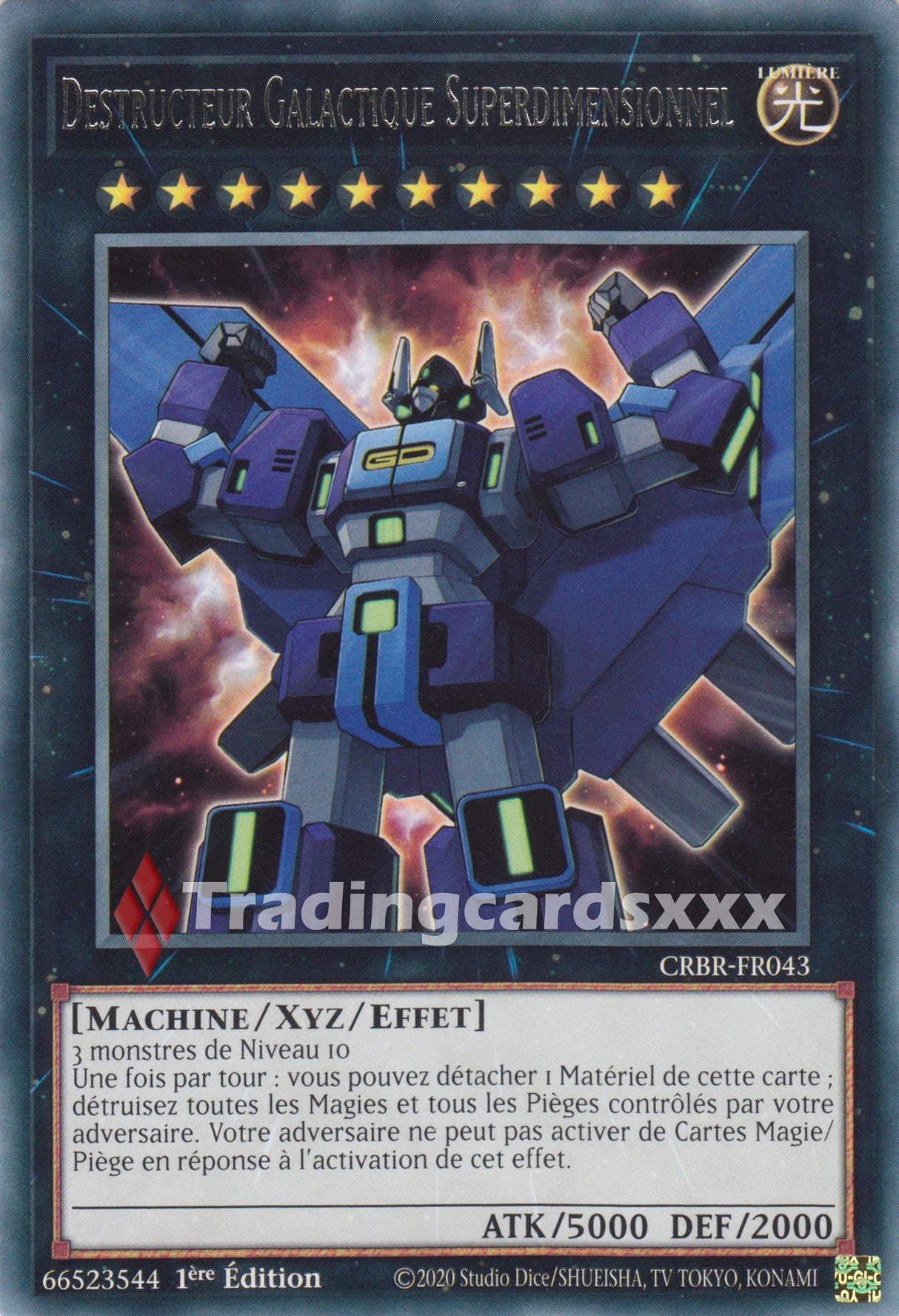 Yu-Gi-Oh! Destructeur Galactique Superdimensionnel : R CRBR-FR043