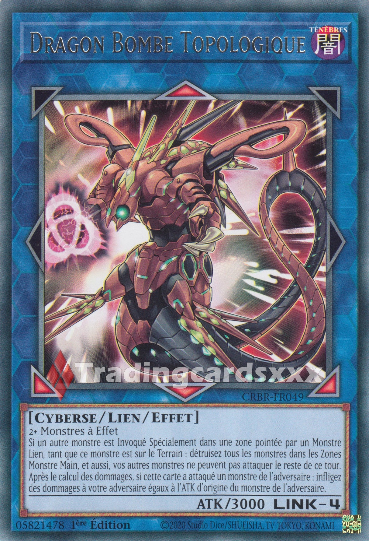 Yu-Gi-Oh! Dragon Bombe Topologique : R CRBR-FR049