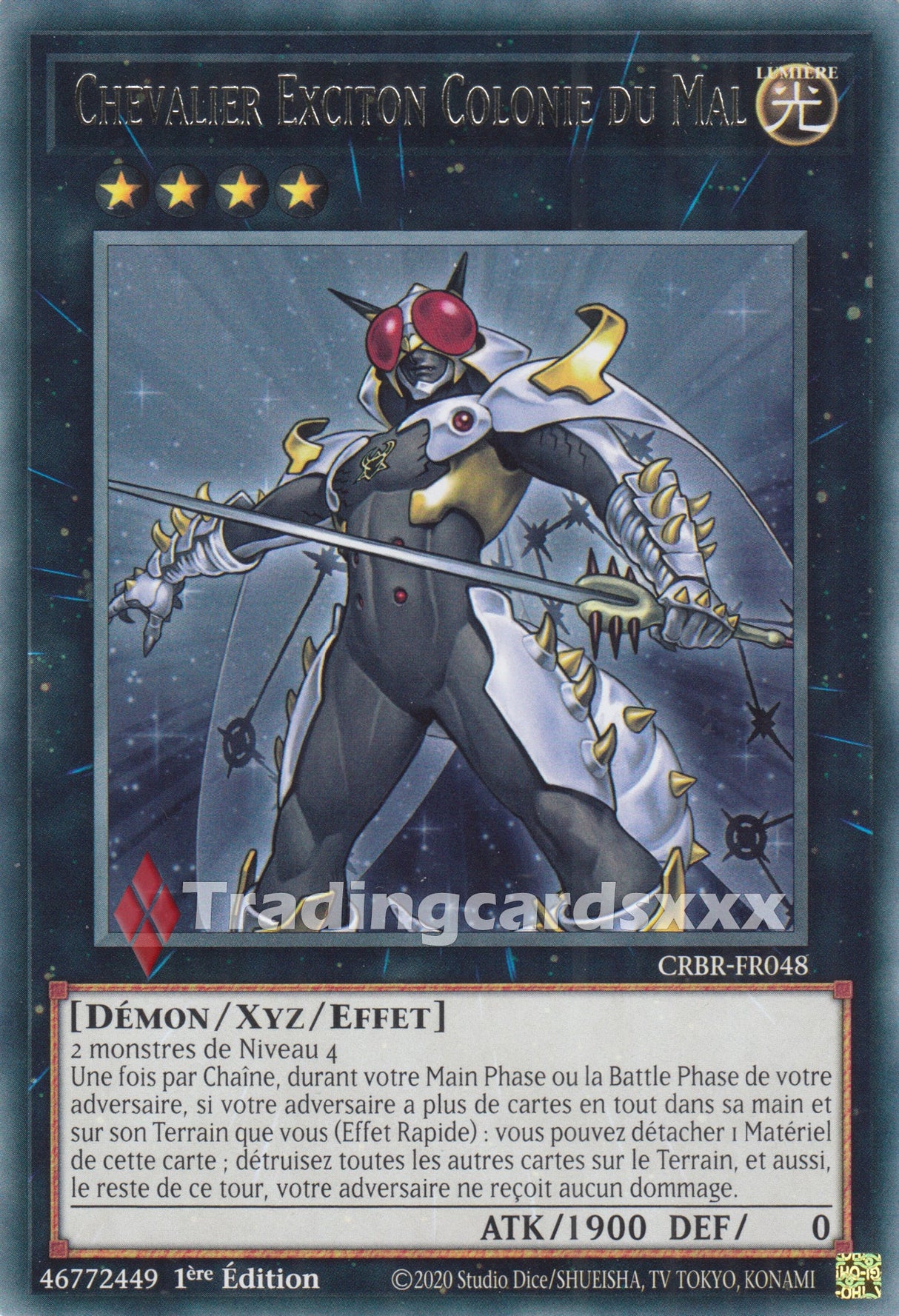 Yu-Gi-Oh! Chevalier Exciton Colonie du Mal : R CRBR-FR048