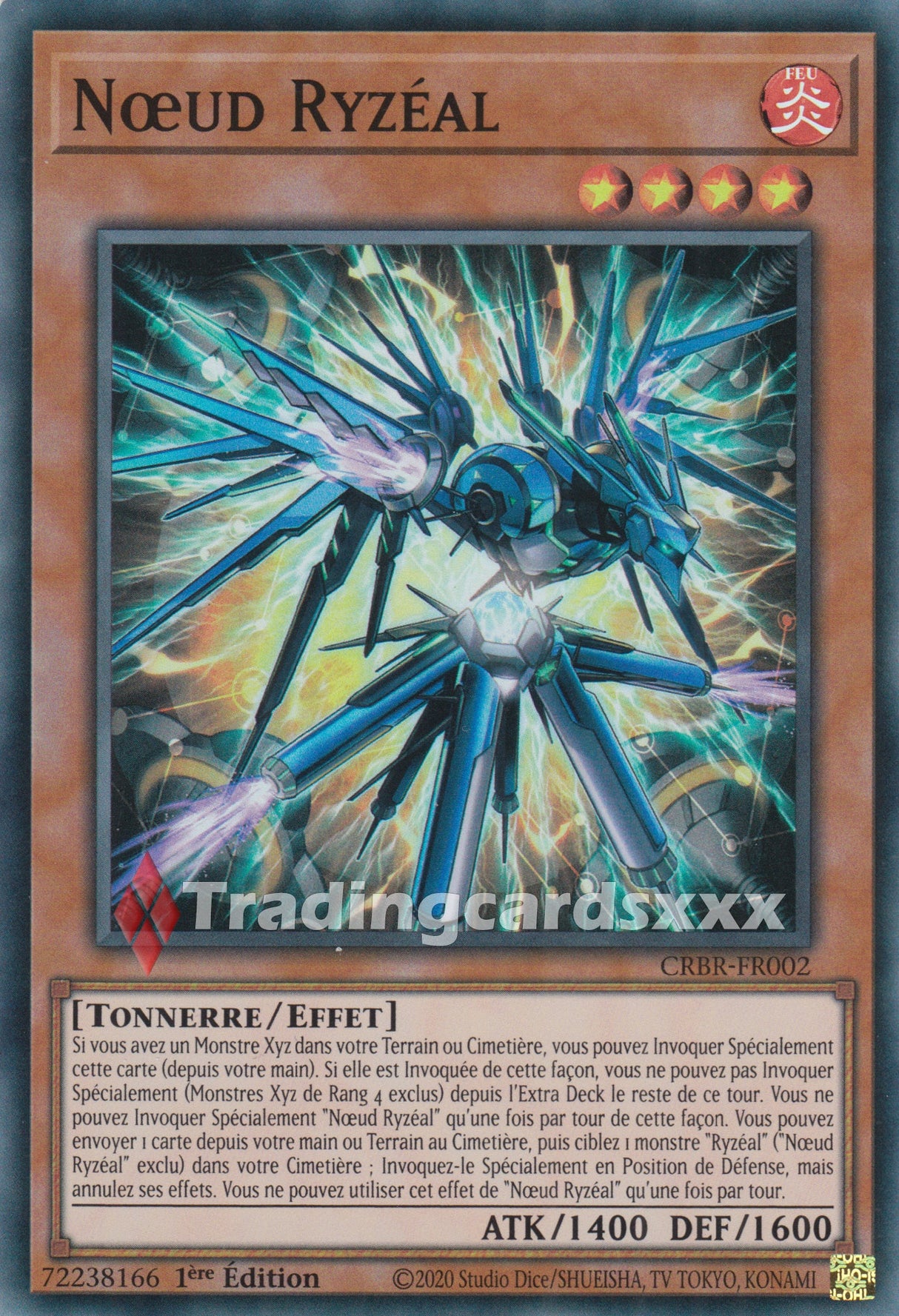 Yu-Gi-Oh! Nœud Ryzéal : SR CRBR-FR002