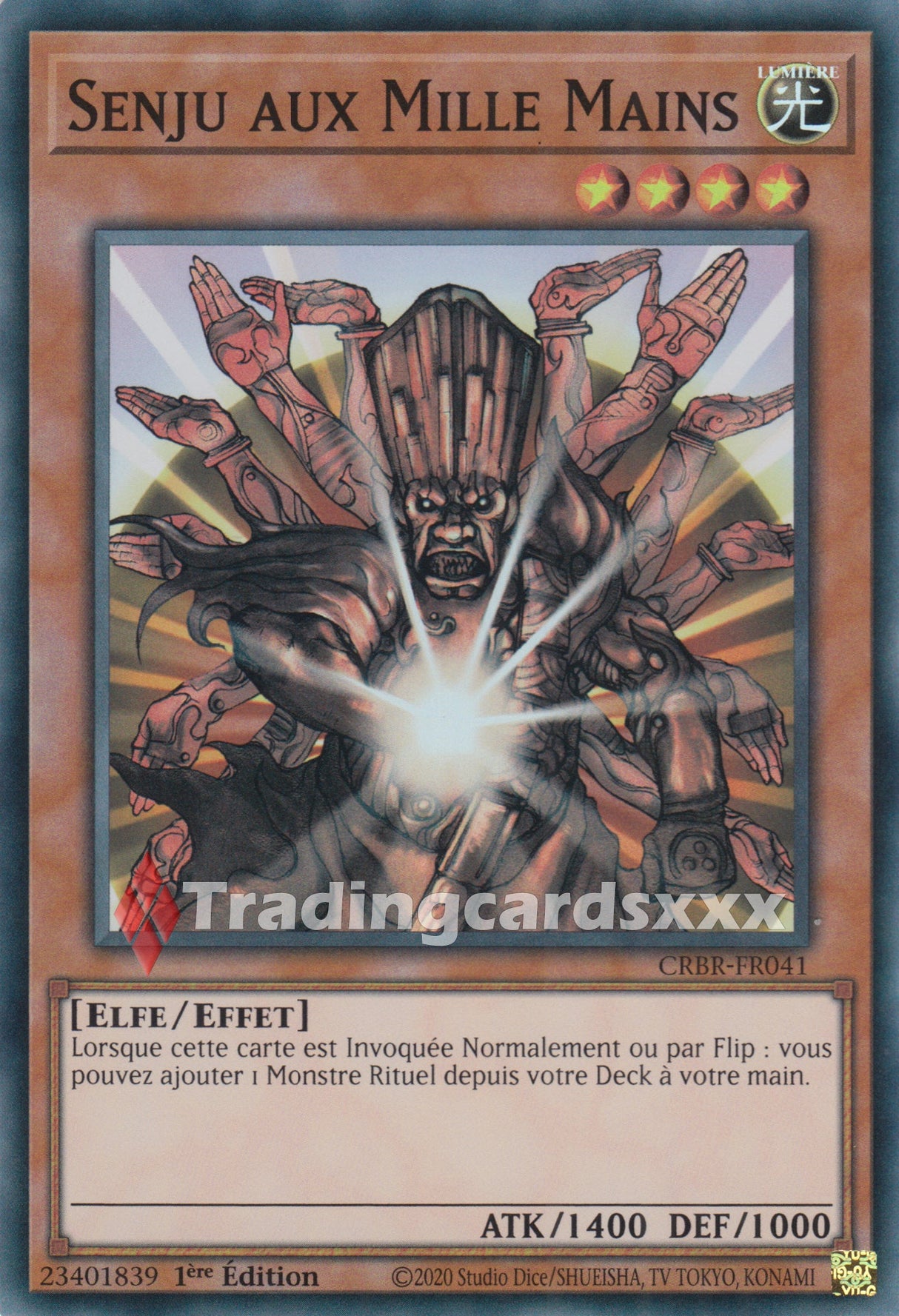 Yu-Gi-Oh! Senju aux Mille Mains : SR CRBR-FR041