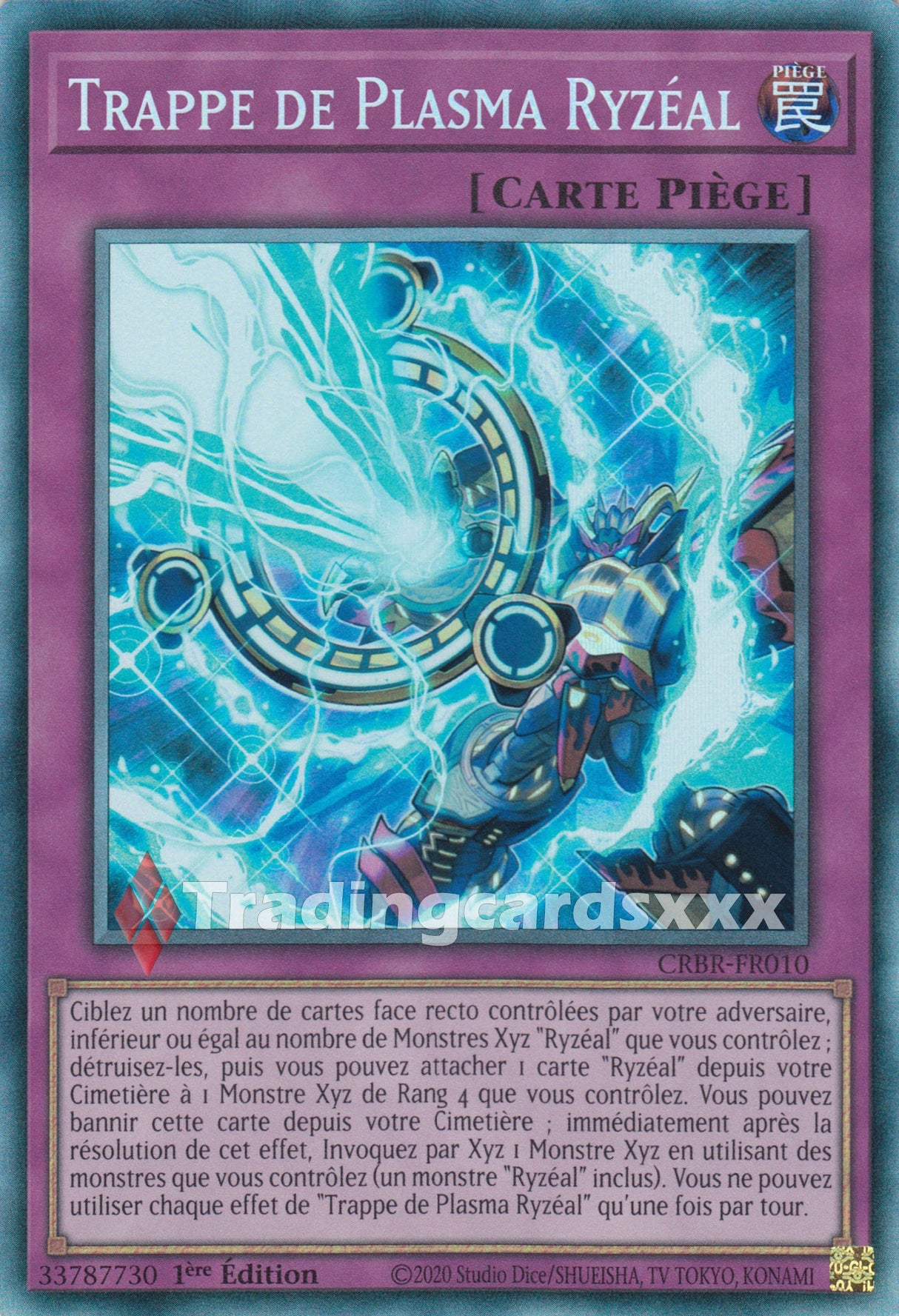 Yu-Gi-Oh! Trappe de Plasma Ryzéal : CR CRBR-FR010