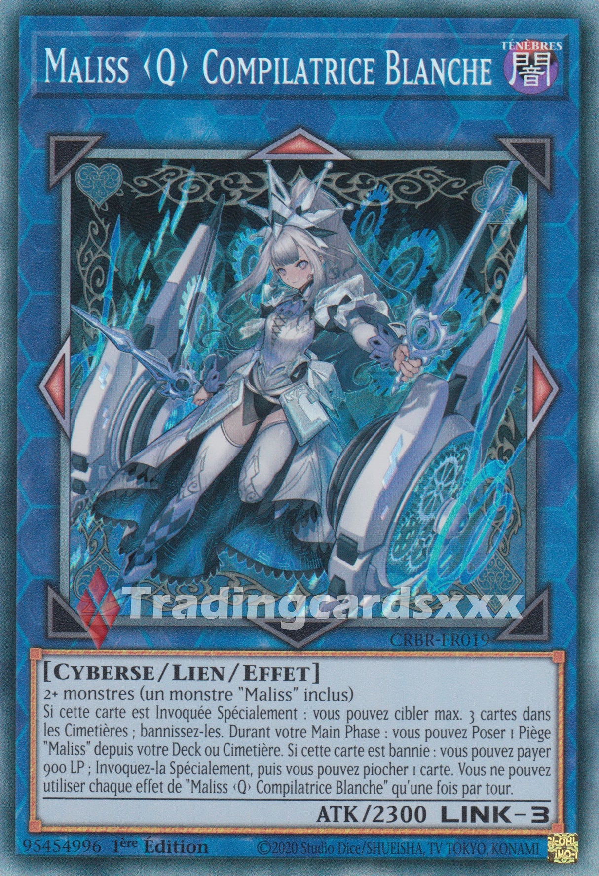 Yu-Gi-Oh! Maliss Q Compilatrice Blanche : CR CRBR-FR019