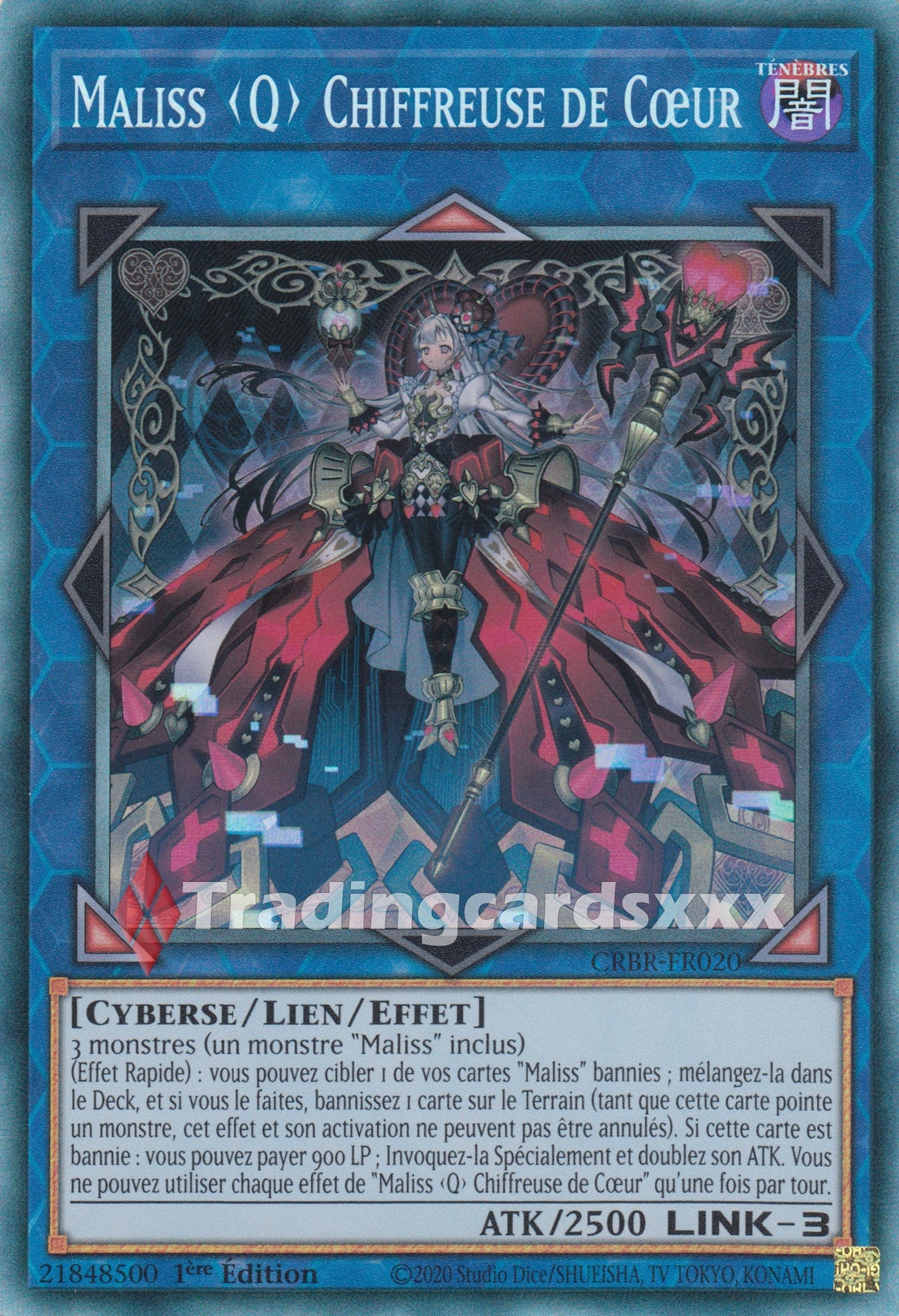 Yu-Gi-Oh! Maliss Q Chiffreuse de Cœur : CR CRBR-FR020