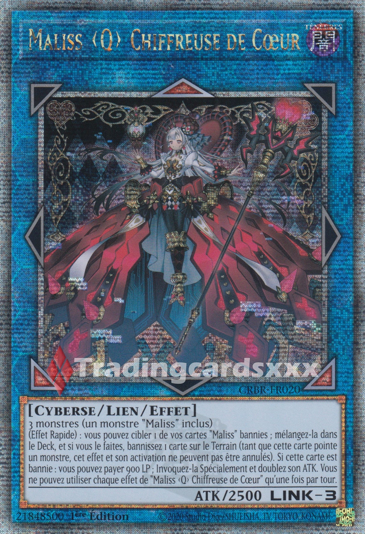 Yu-Gi-Oh! Maliss Q Chiffreuse de Cœur : QCSE CRBR-FR020