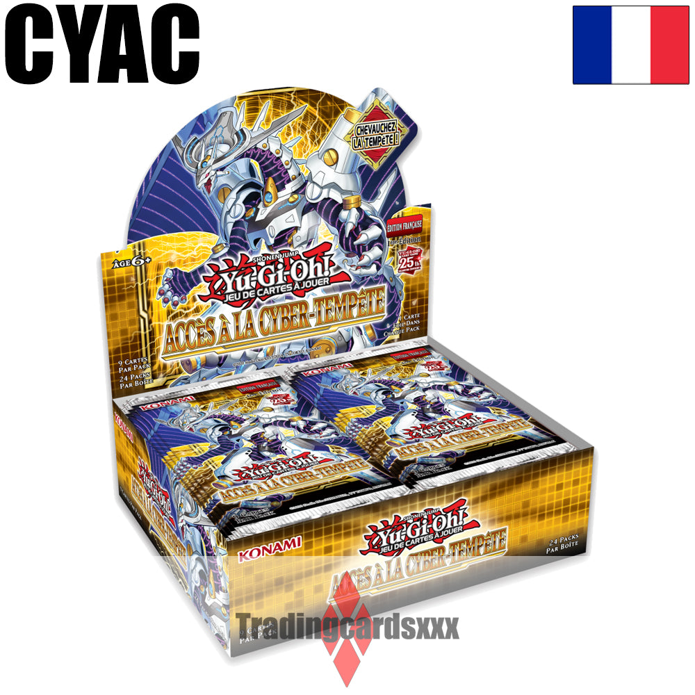 Yu-Gi-Oh! Carton de 12 displays : Accès à la Cyber-Tempête