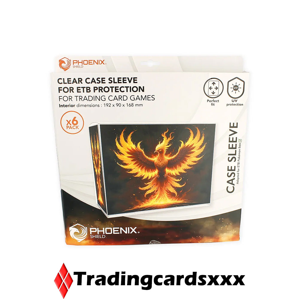 Phoenix Shield - 6x Protection Semi-Rigide ETB Pokémon : Crystal Box Elite trainer Box