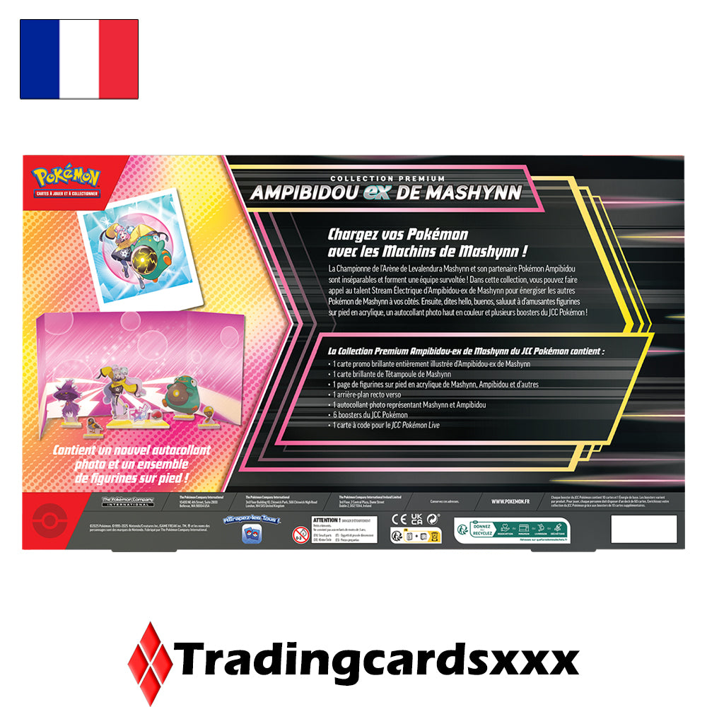 Pokémon - Coffret Collection Premium Mai 2025 : Ampibidou ex de Mashynn