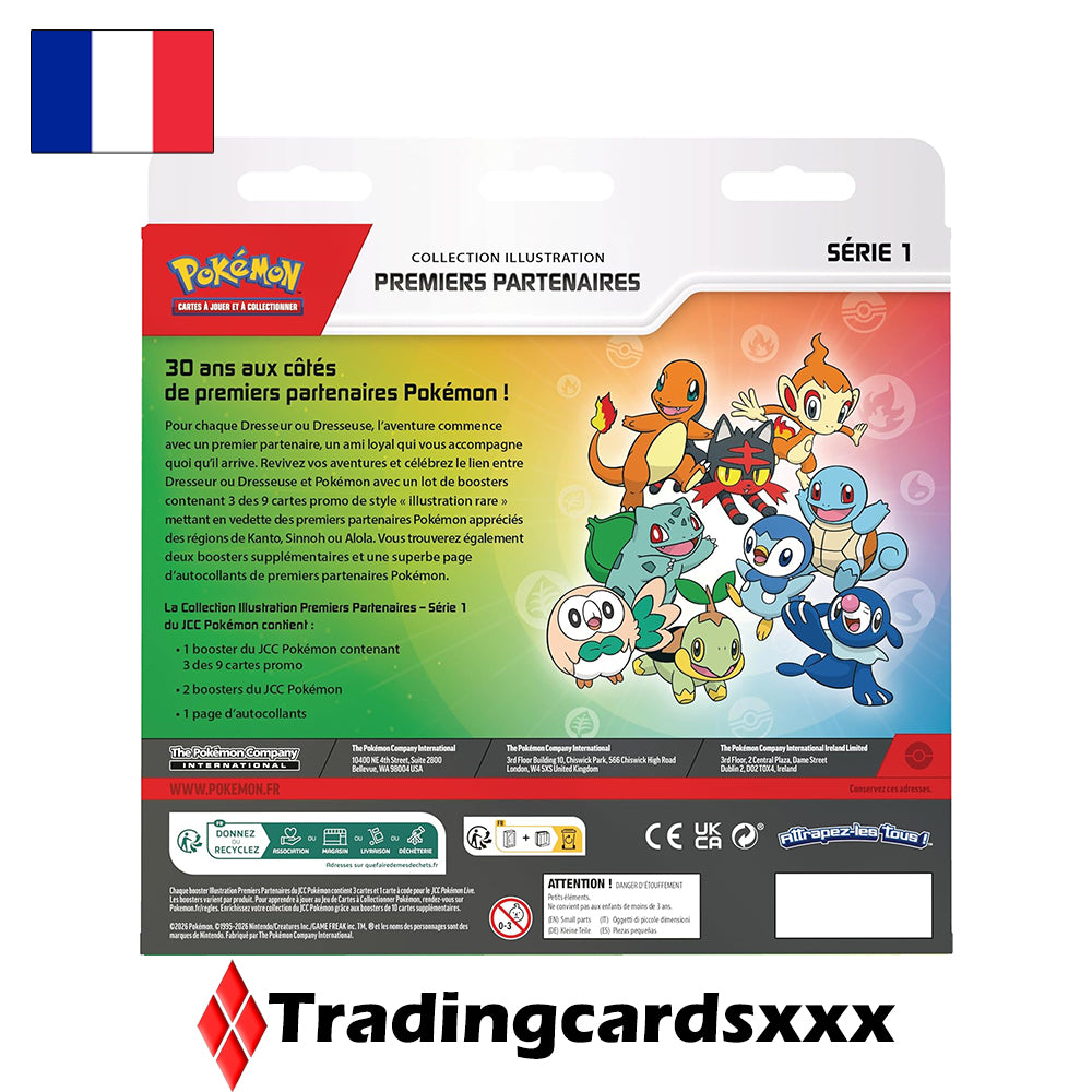 Pokémon - Collection Illustration Premiers Partenaires : Série 1