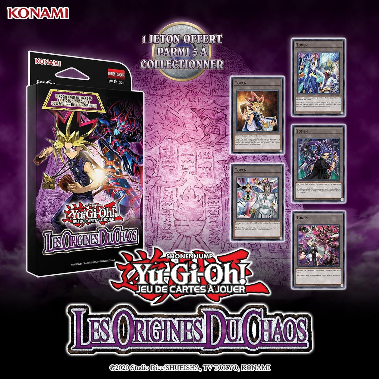 Yu-Gi-Oh! Pack de 3 boosters : Les Origines du Chaos
