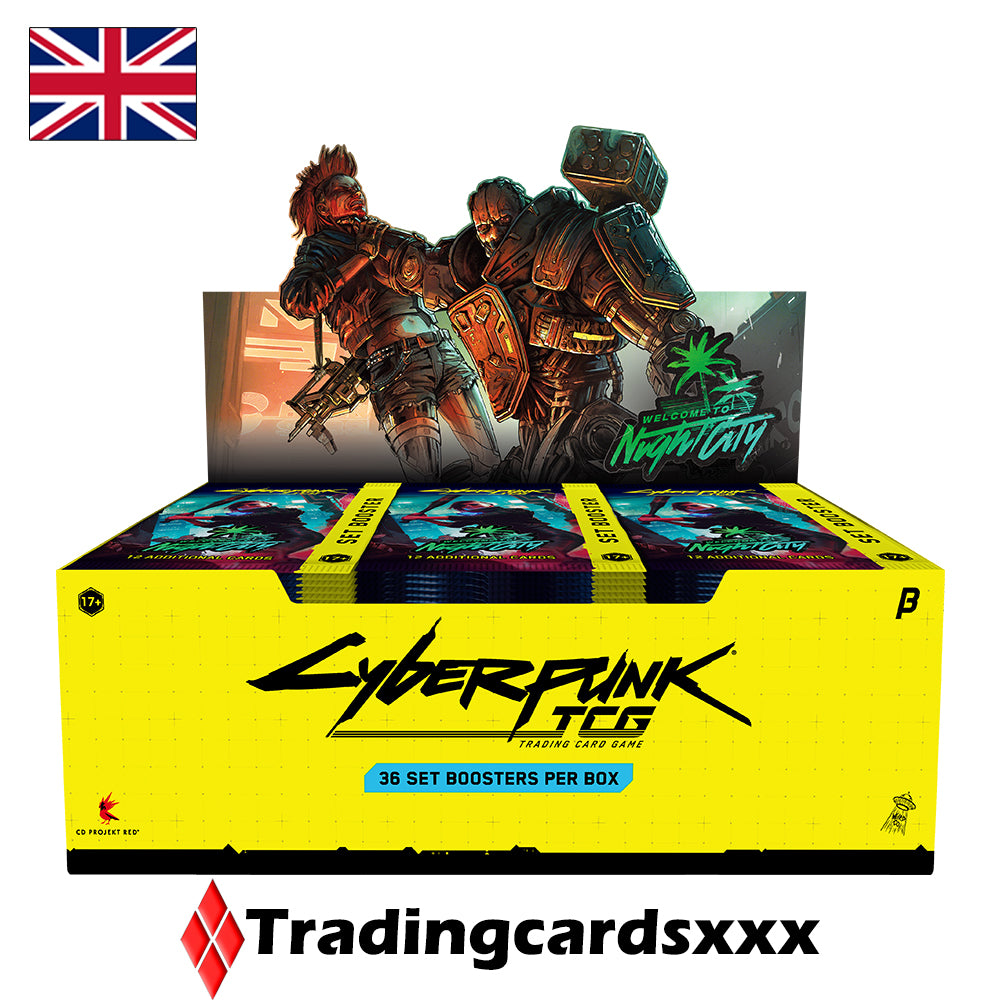 Cyberpunk TCG - Display Beta de 36 boosters : Welcome to Night City - VERSION ANGLAISE