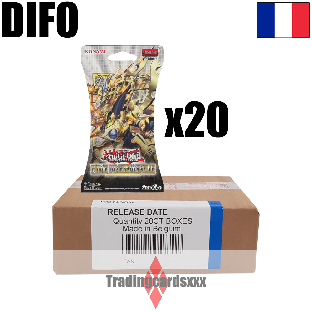 Yu-Gi-Oh! Carton de 20 boosters sous blister : Force Dimensionnelle