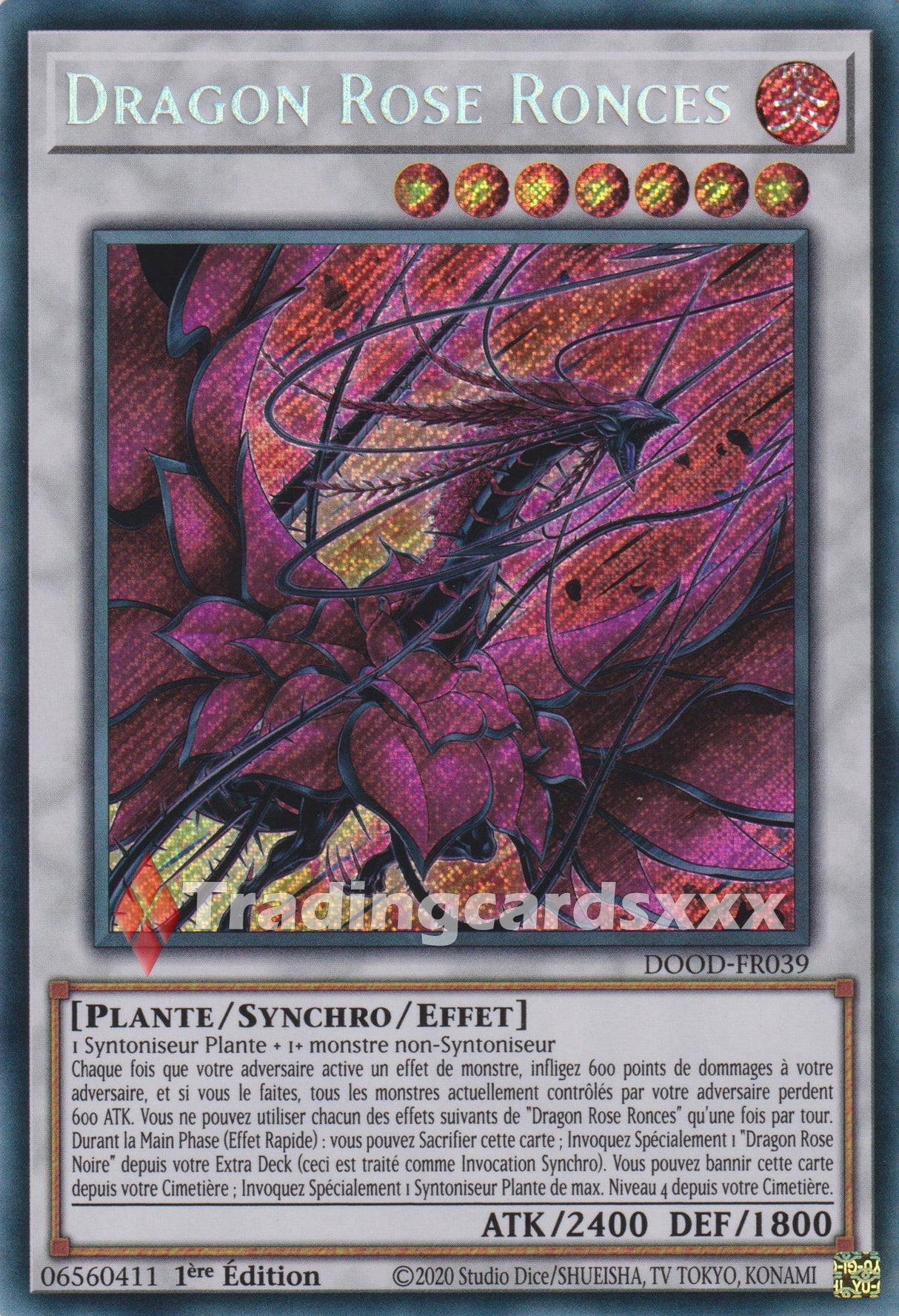 Yu-Gi-Oh! Dragon Rose Ronces : SE DOOD-FR039