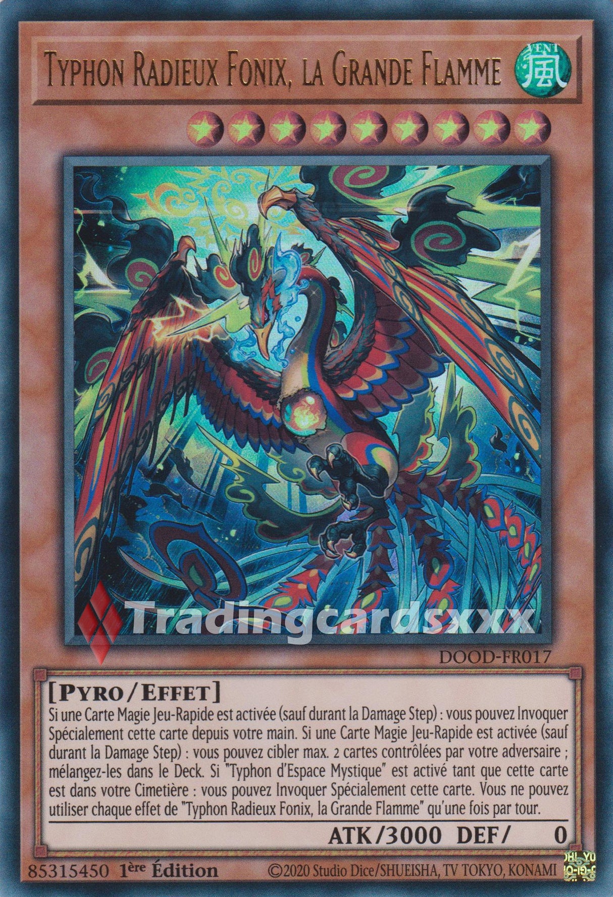 Yu-Gi-Oh! Typhon Radieux Fonix, la Grande Flamme : UR DOOD-FR017