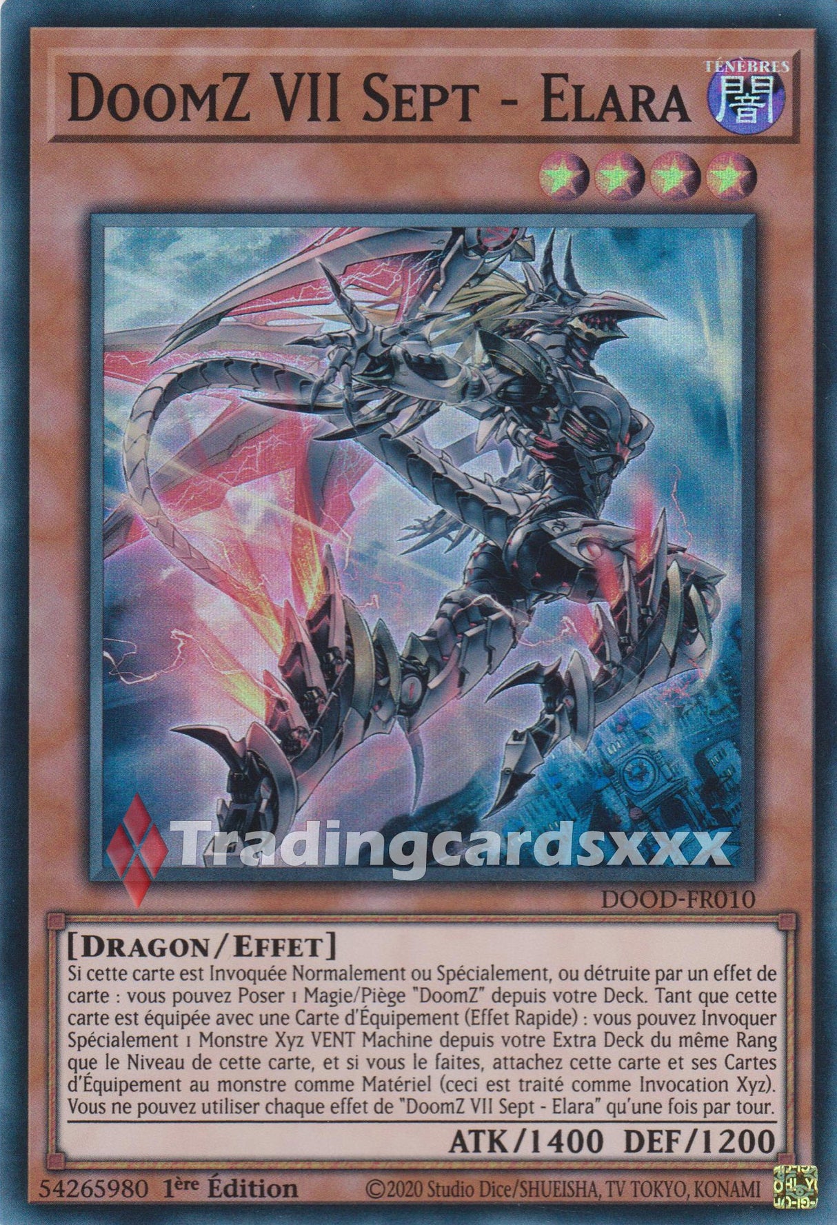 Yu-Gi-Oh! DoomZ VII Sept - Elara : SR DOOD-FR010