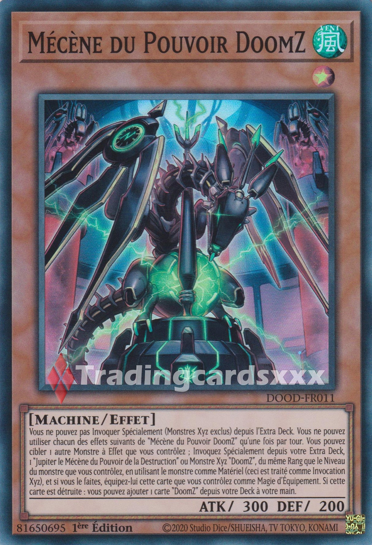 Yu-Gi-Oh! Mécène du Pouvoir DoomZ : SR DOOD-FR011