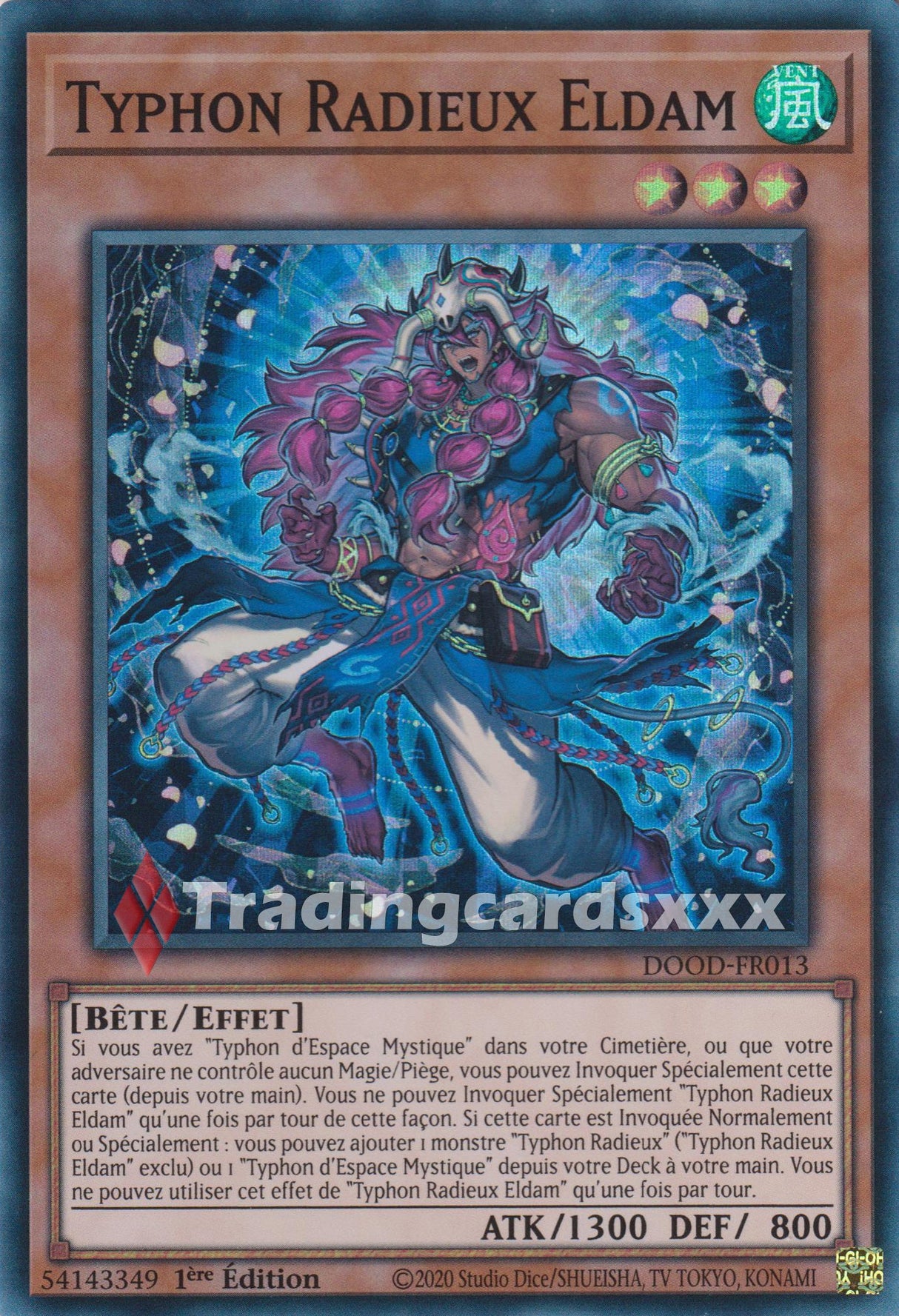 Yu-Gi-Oh! Typhon Radieux Eldam : SR DOOD-FR013