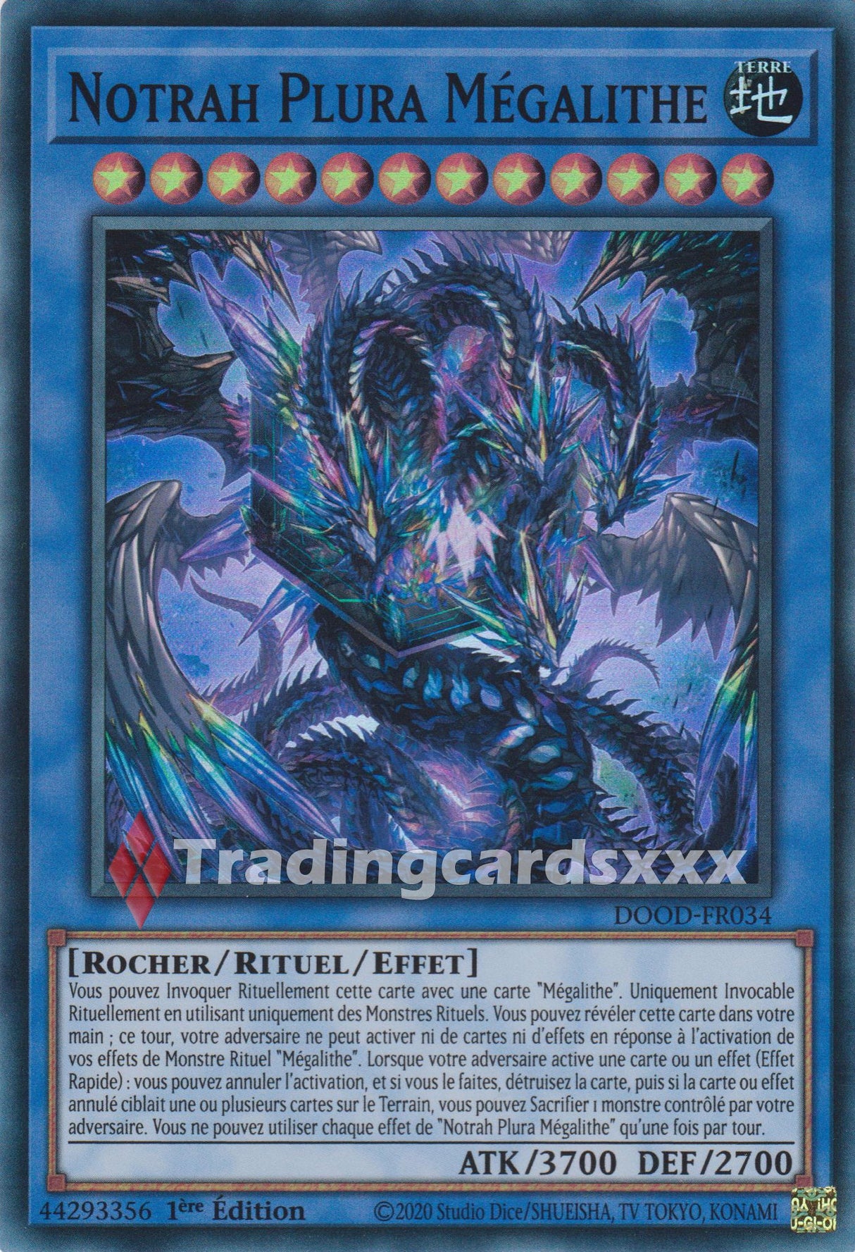 Yu-Gi-Oh! Notrah Plura Mégalithe : SR DOOD-FR034