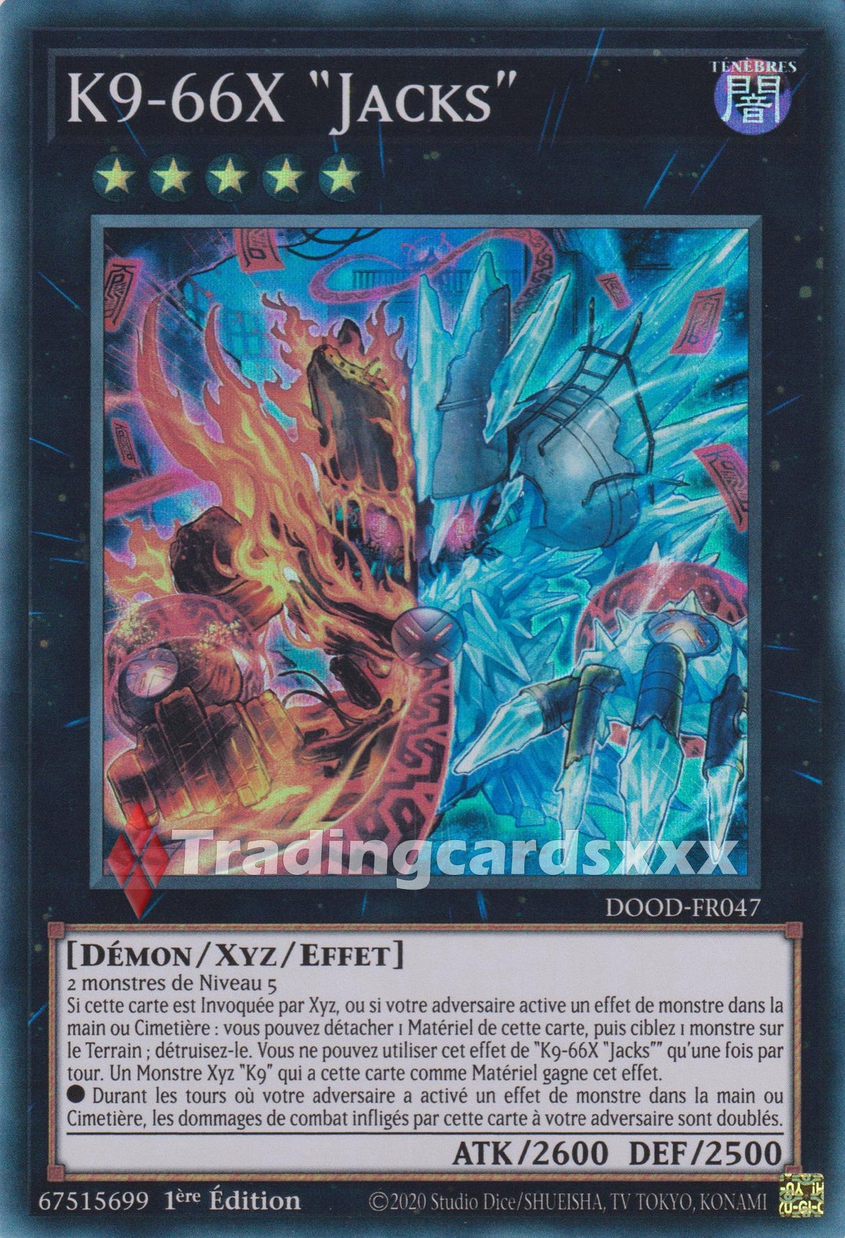 Yu-Gi-Oh! K9-66X "Jacks" : SR DOOD-FR047