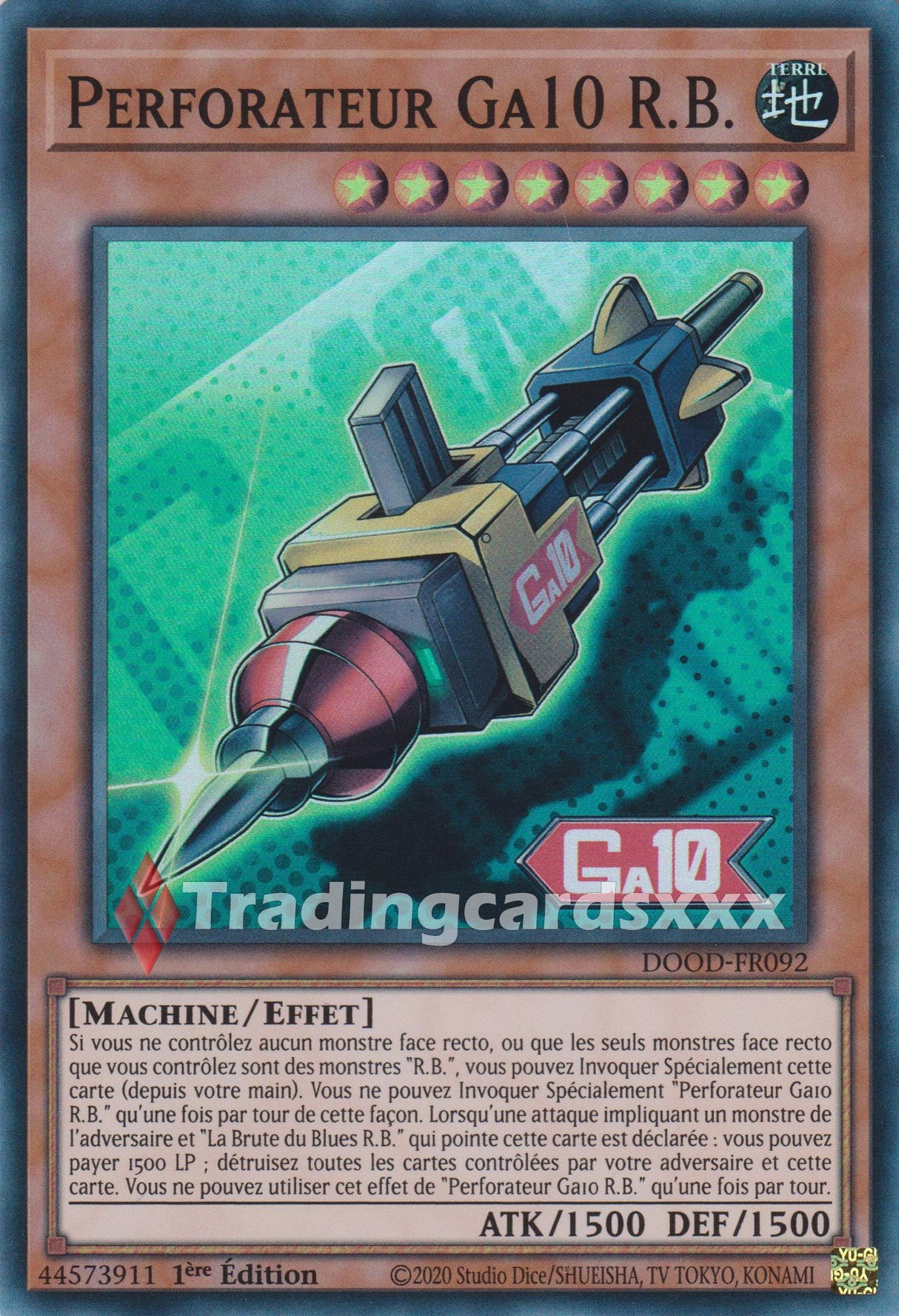 Yu-Gi-Oh! Perforateur Ga10 R.B. : SR DOOD-FR092