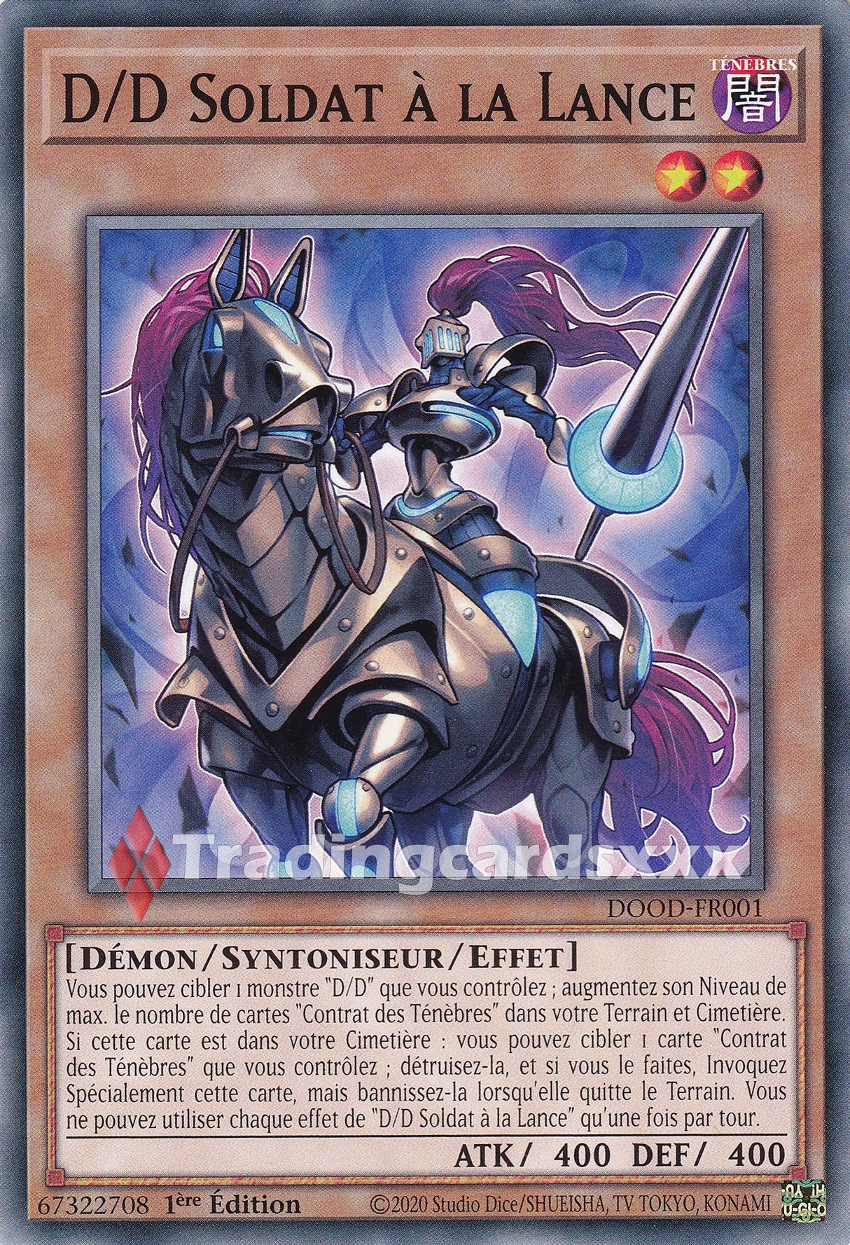 Yu-Gi-Oh! D/D Soldat à la Lance : C DOOD-FR001