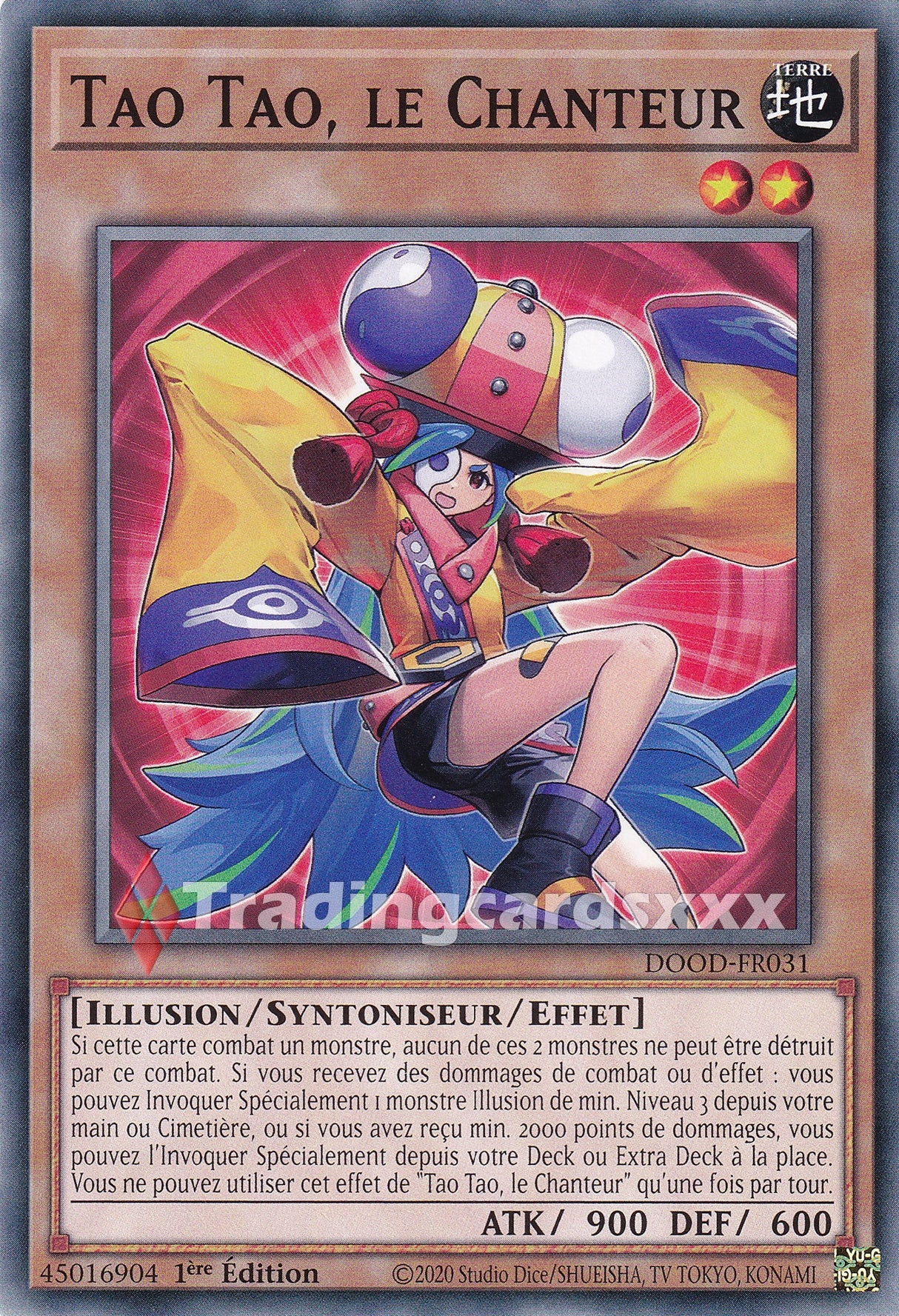 Yu-Gi-Oh! Tao Tao, le Chanteur : C DOOD-FR031