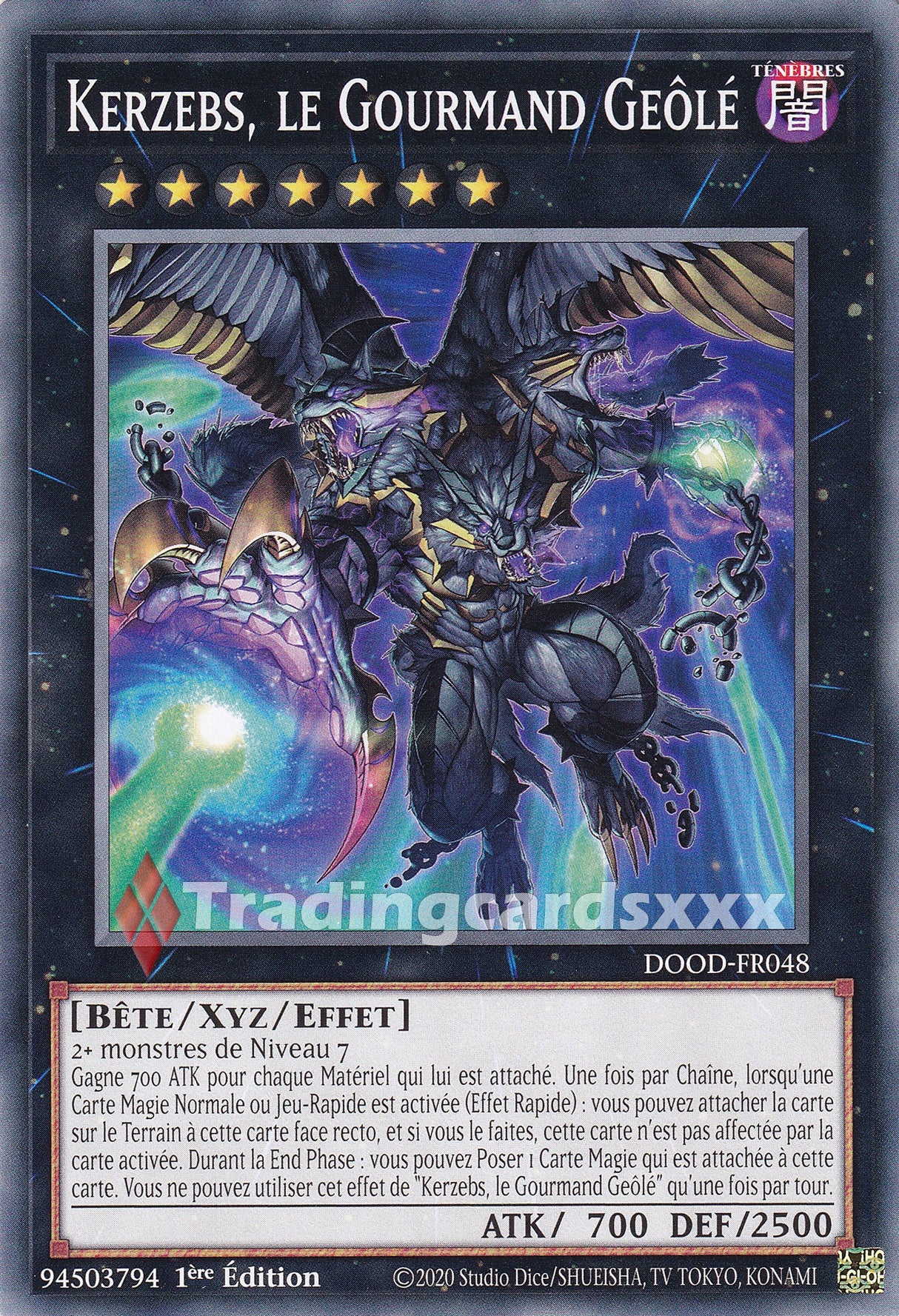 Yu-Gi-Oh! Kerzebs, le Gourmand Geôlé : C DOOD-FR048
