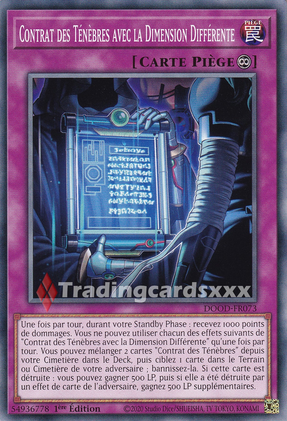 Yu-Gi-Oh! Contrat des Ténèbres avec la Dimension Différente : C DOOD-FR073