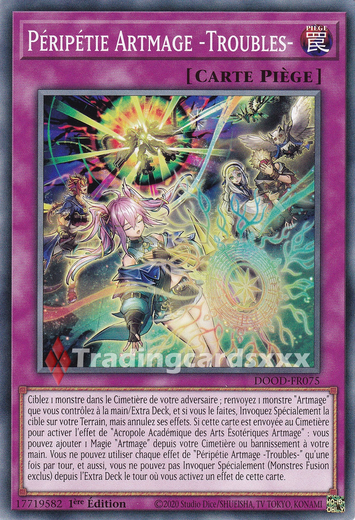 Yu-Gi-Oh! Péripétie Artmage -Troubles- : C DOOD-FR075
