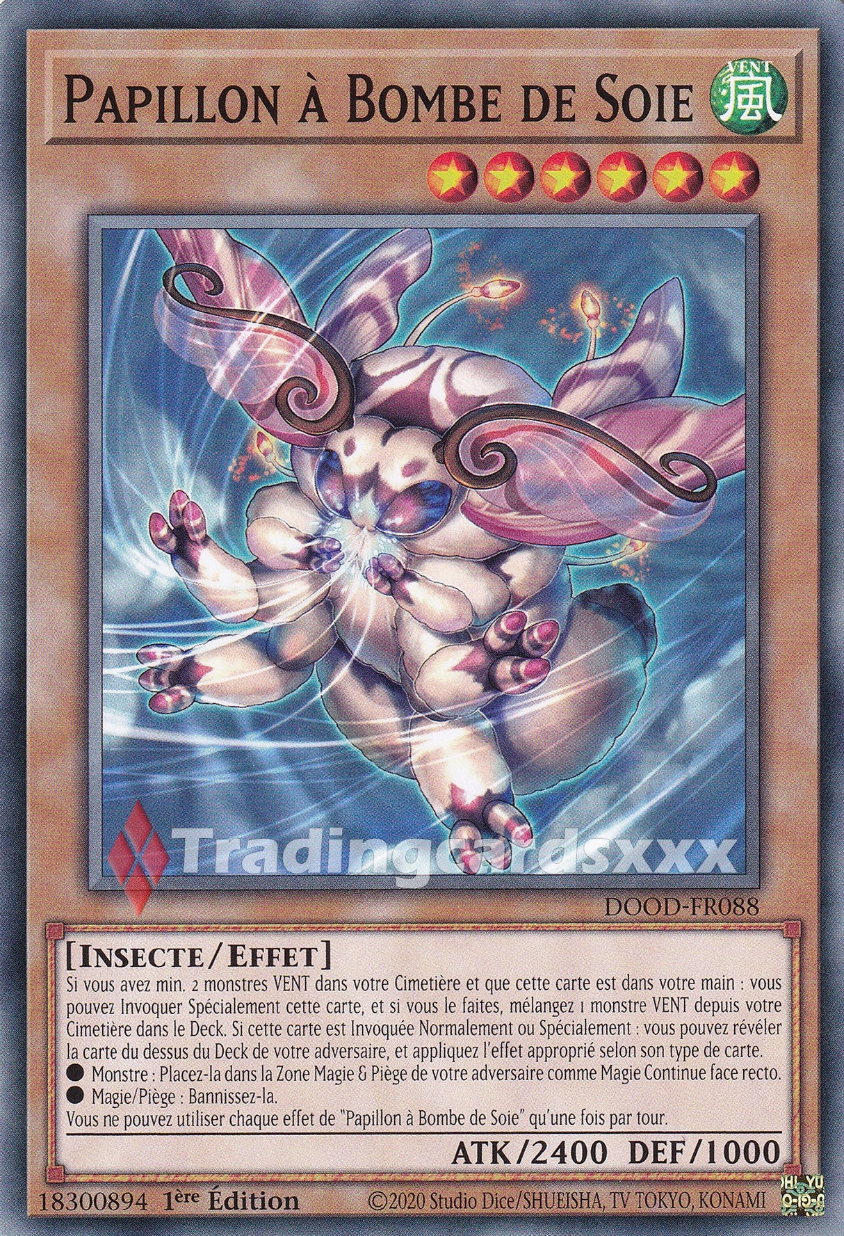 Yu-Gi-Oh! Papillon à Bombe de Soie : C DOOD-FR088