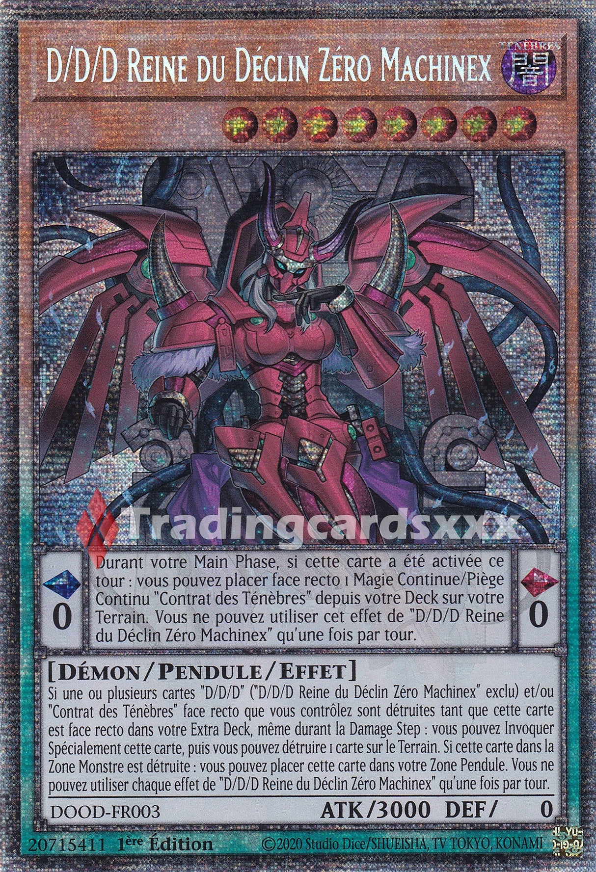 Yu-Gi-Oh! D/D/D Reine du Déclin Zéro Machinex : STAR DOOD-FR003