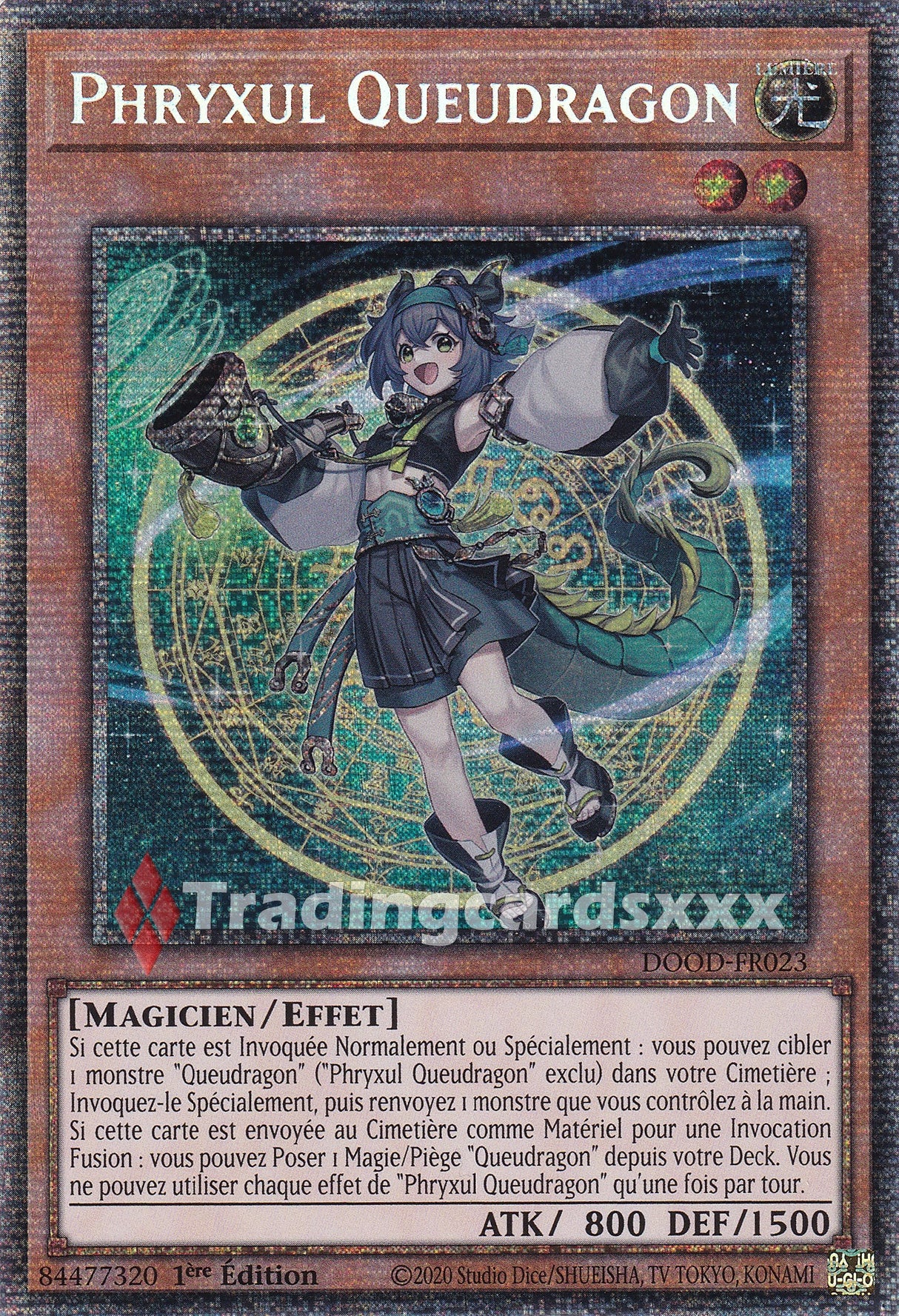Yu-Gi-Oh! Phryxul Queudragon : STAR DOOD-FR023