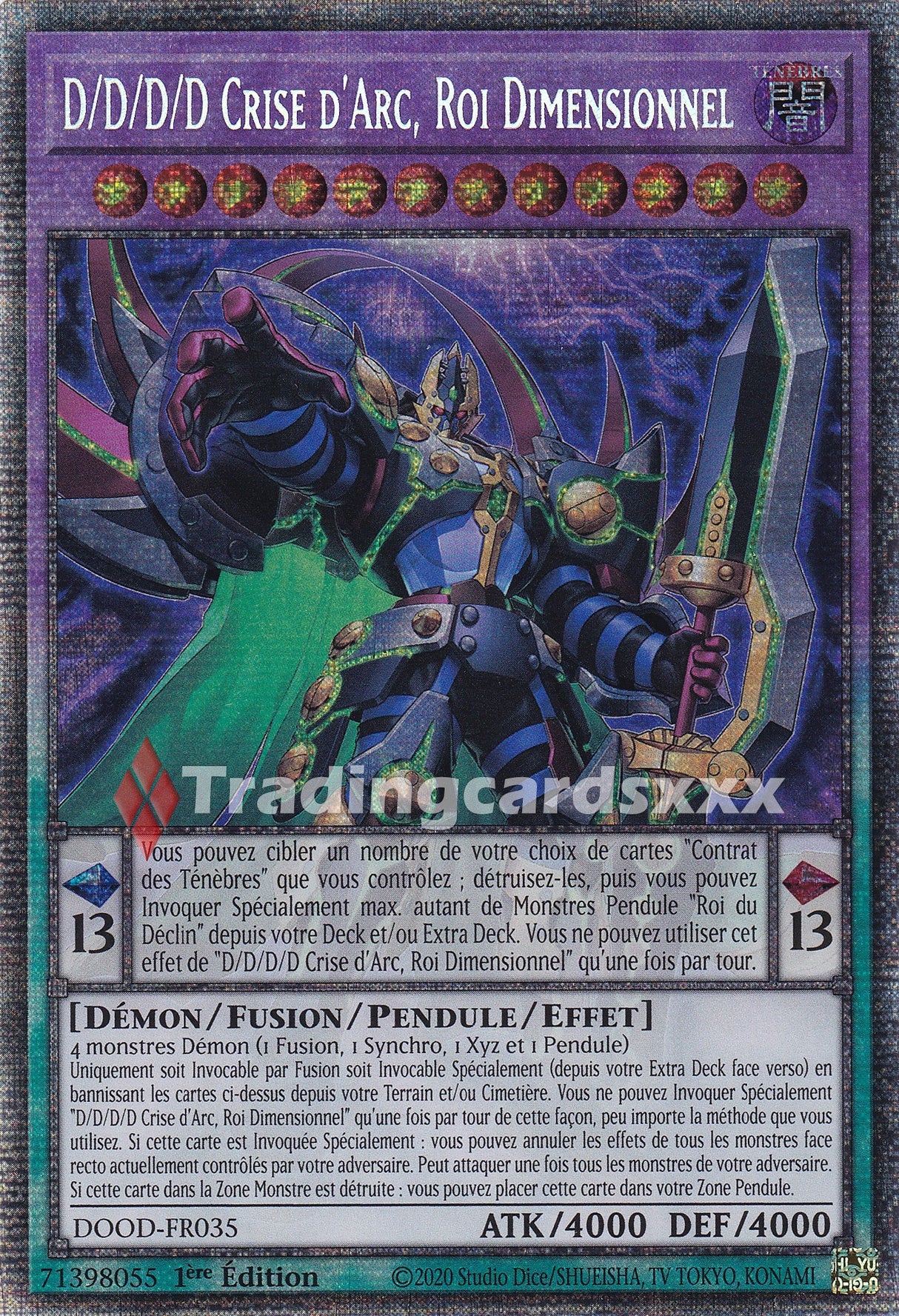 Yu-Gi-Oh! D/D/D/D Crise d'Arc, Roi Dimensionnel : STAR DOOD-FR035