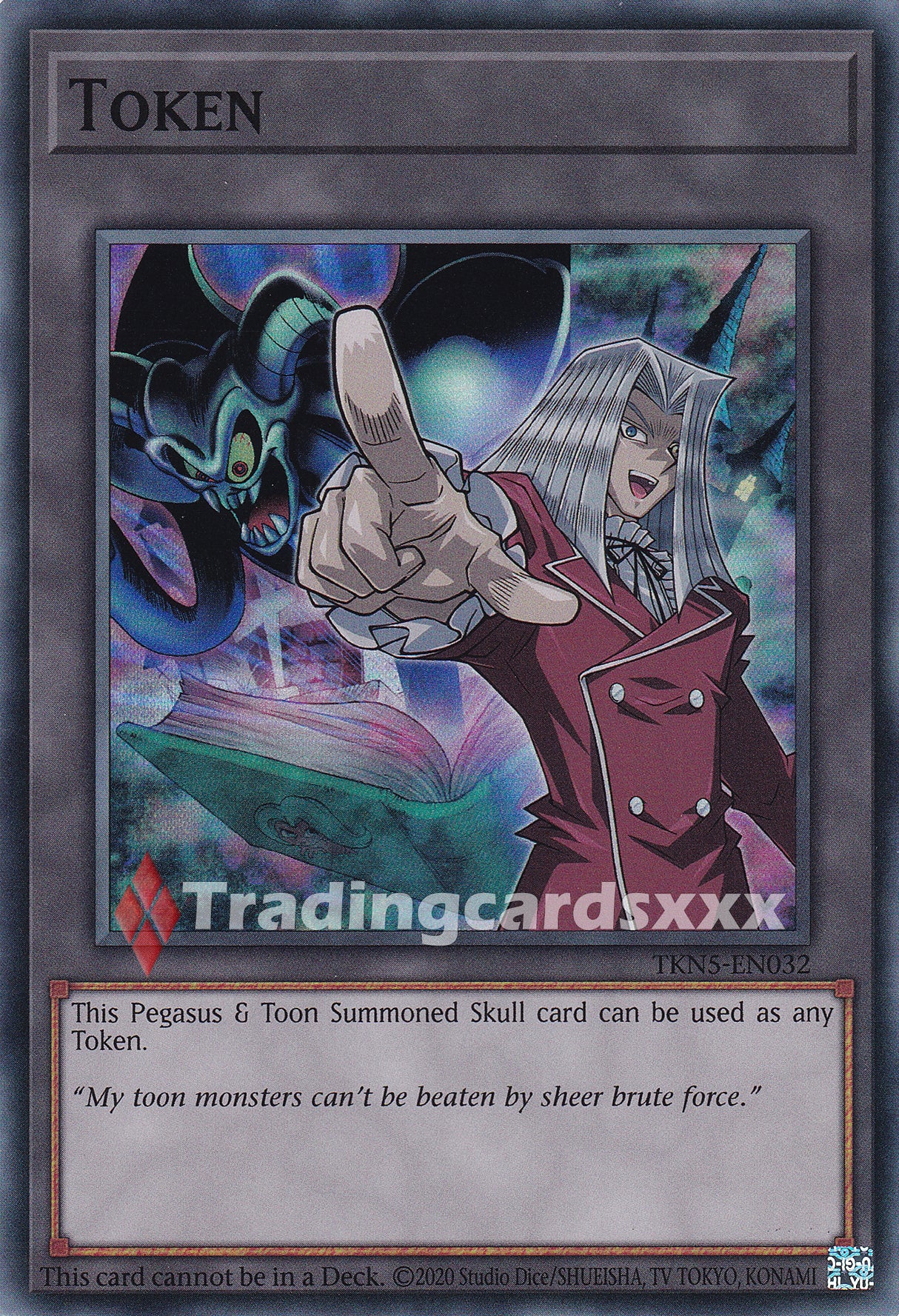 Yu-Gi-Oh! Token "Pegasus & Toon Summoned Skull" : SR DOOD / TKN5-EN032