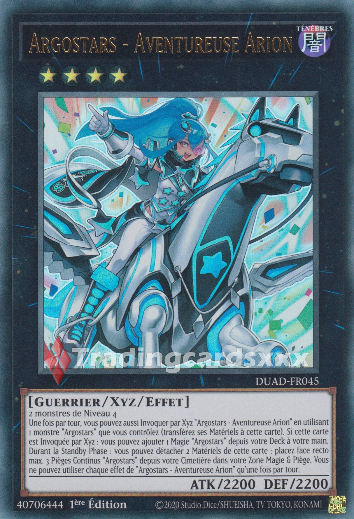 Yu-Gi-Oh! Argostars - Aventureuse Arion : UR DUAD-FR045