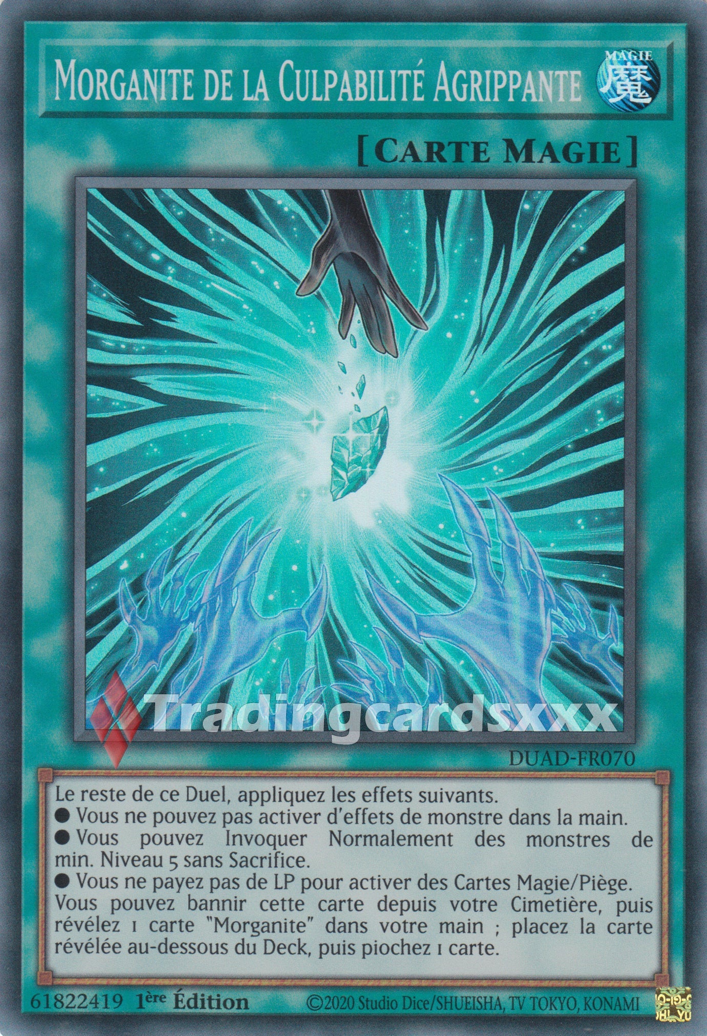 Yu-Gi-Oh! Morganite de la Culpabilité Agrippante : SR DUAD-FR070