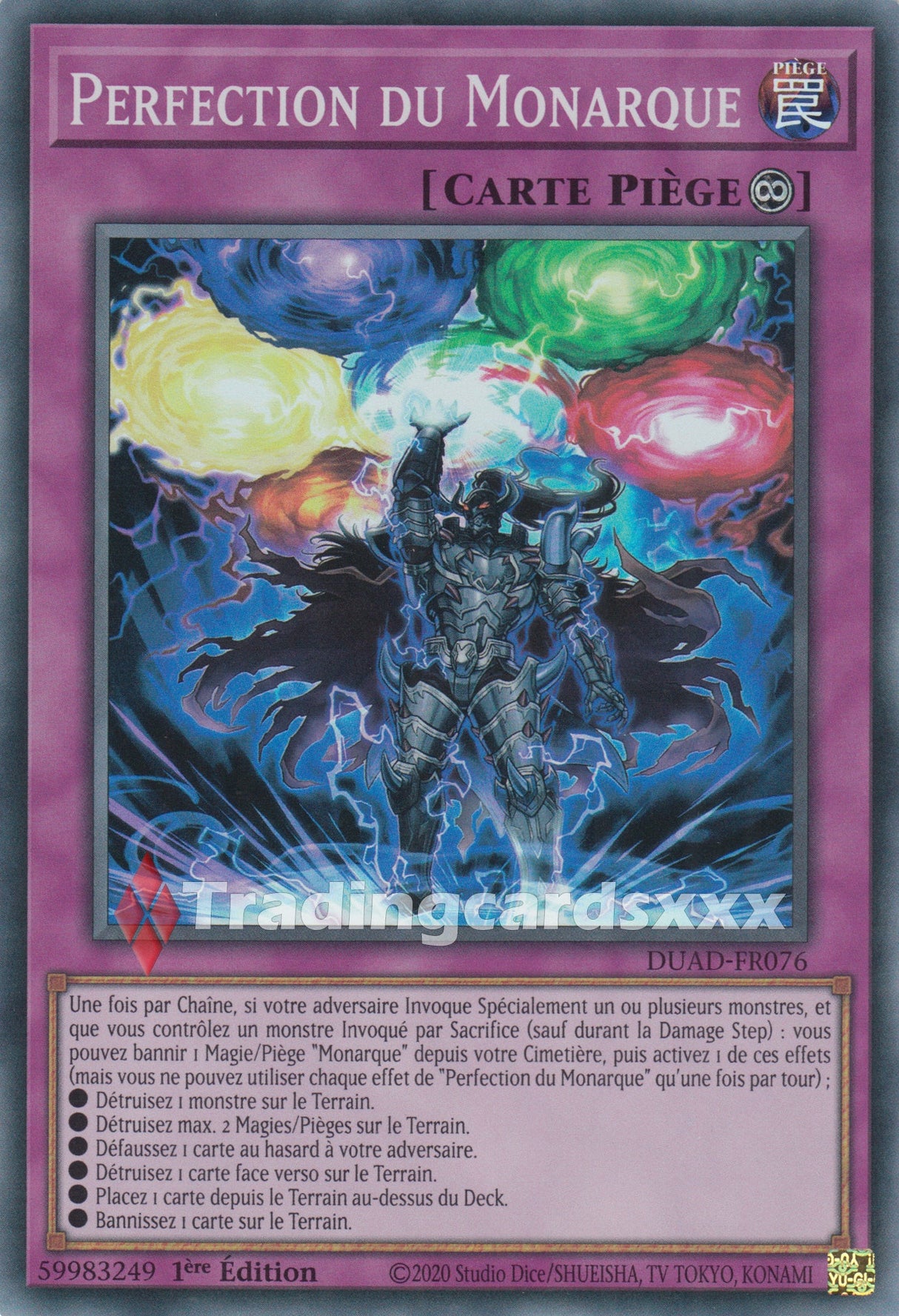 Yu-Gi-Oh! Perfection du Monarque : SR DUAD-FR076