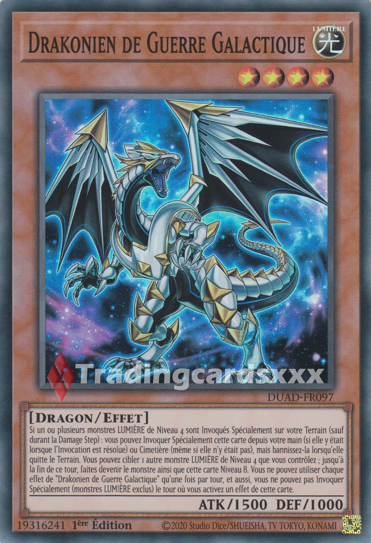 Yu-Gi-Oh! Drakonien de Guerre Galactique : SR DUAD-FR097