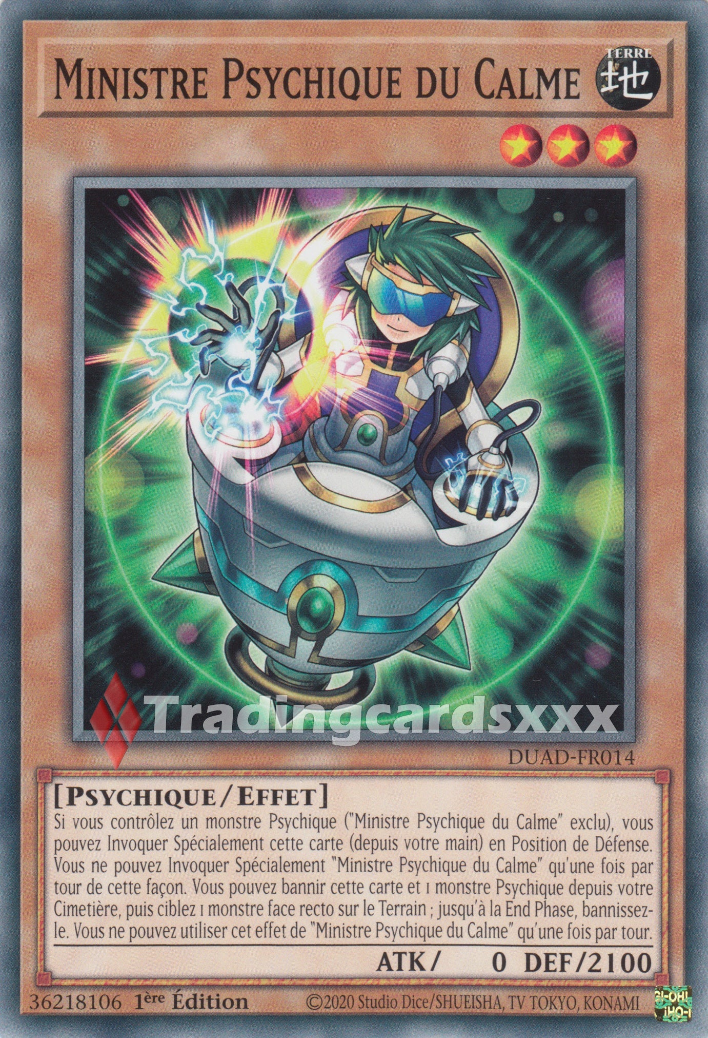 Yu-Gi-Oh! Ministre Psychique du Calme : C DUAD-FR014