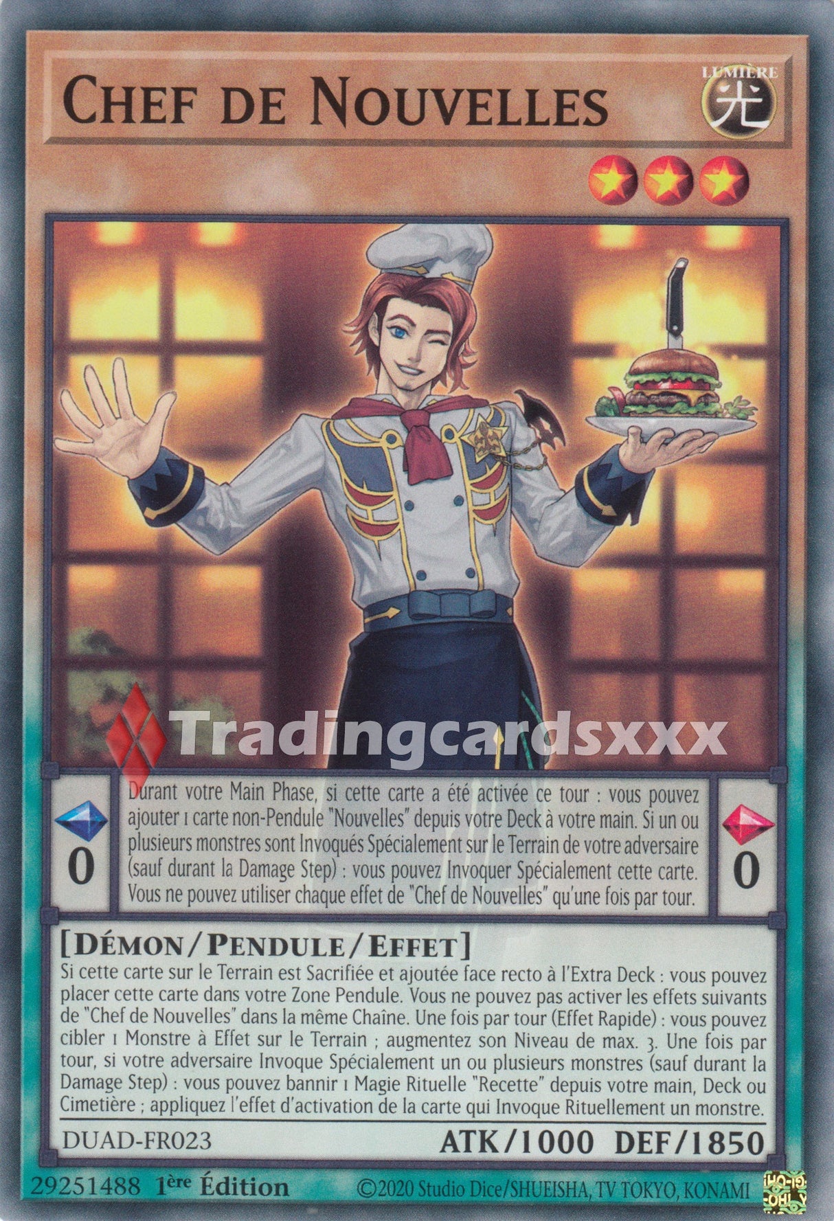 Yu-Gi-Oh! Chef de Nouvelles : C DUAD-FR023