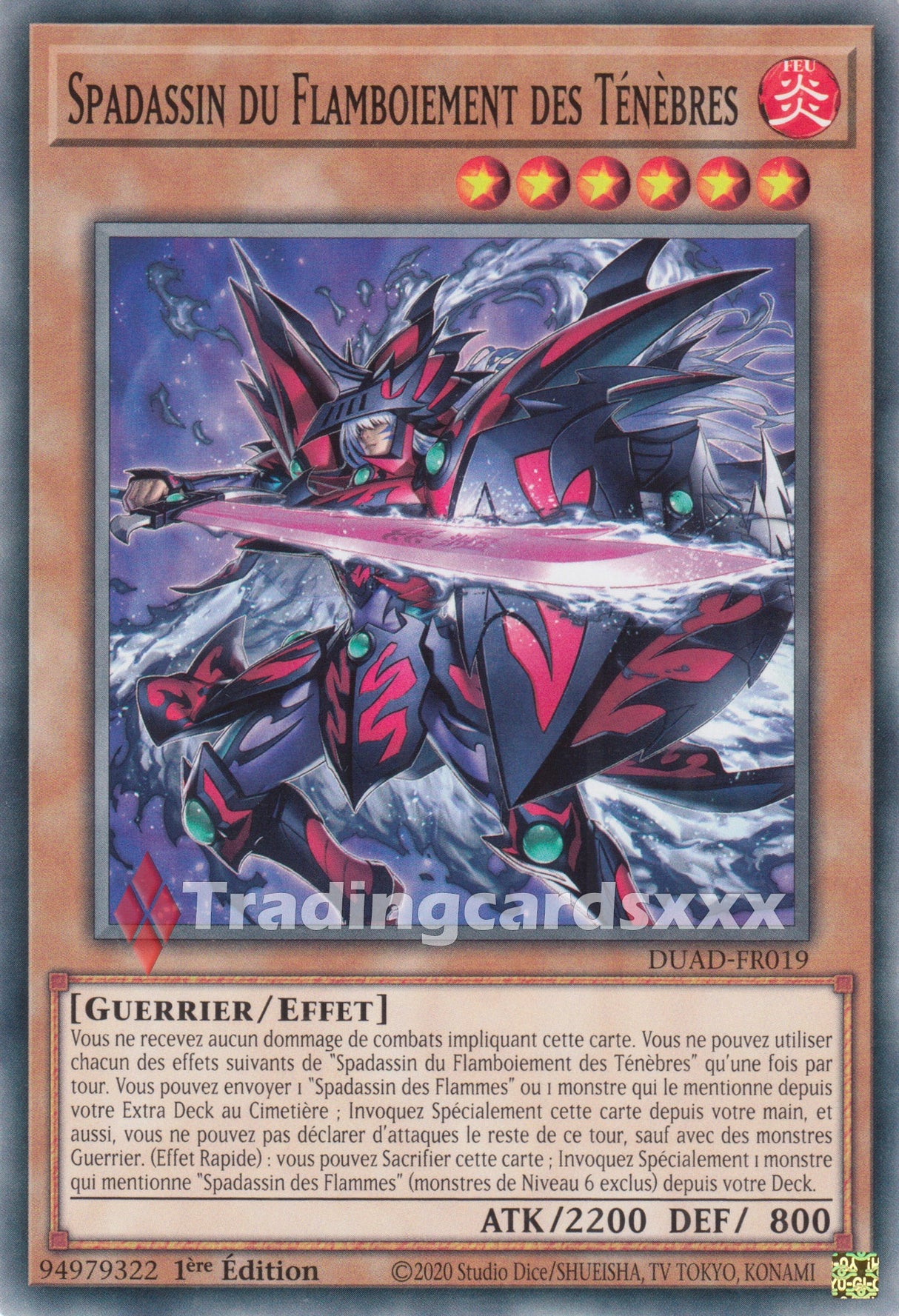 Yu-Gi-Oh! Spadassin du Flamboiement des Ténèbres : C DUAD-FR019