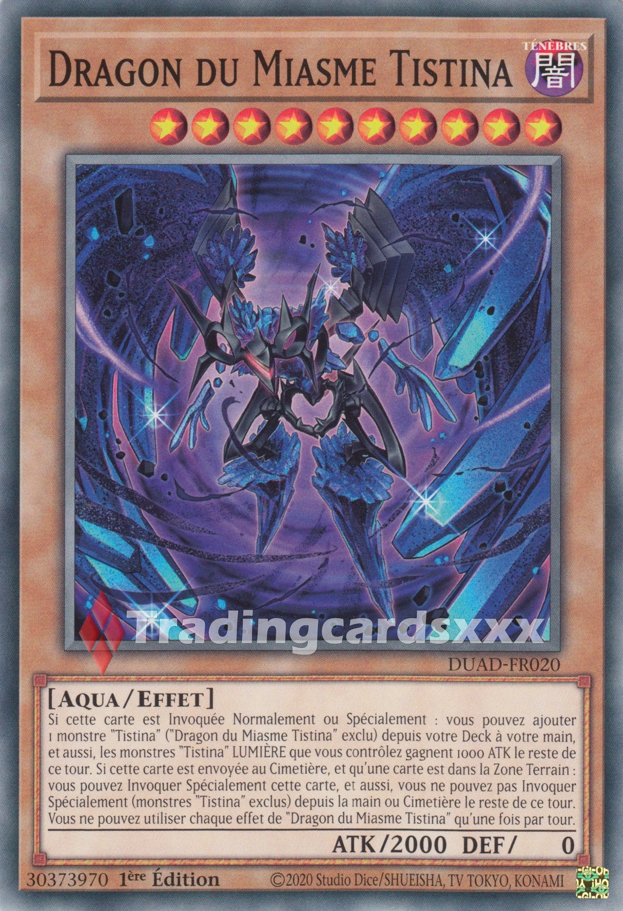 Yu-Gi-Oh! Dragon du Miasme Tistina : C DUAD-FR020