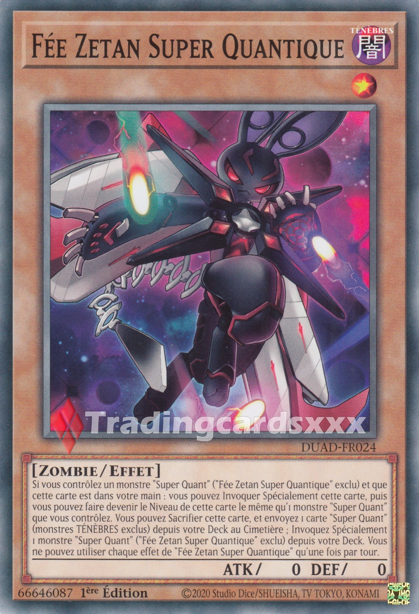 Yu-Gi-Oh! Fée Zetan Super Quantique : C DUAD-FR024