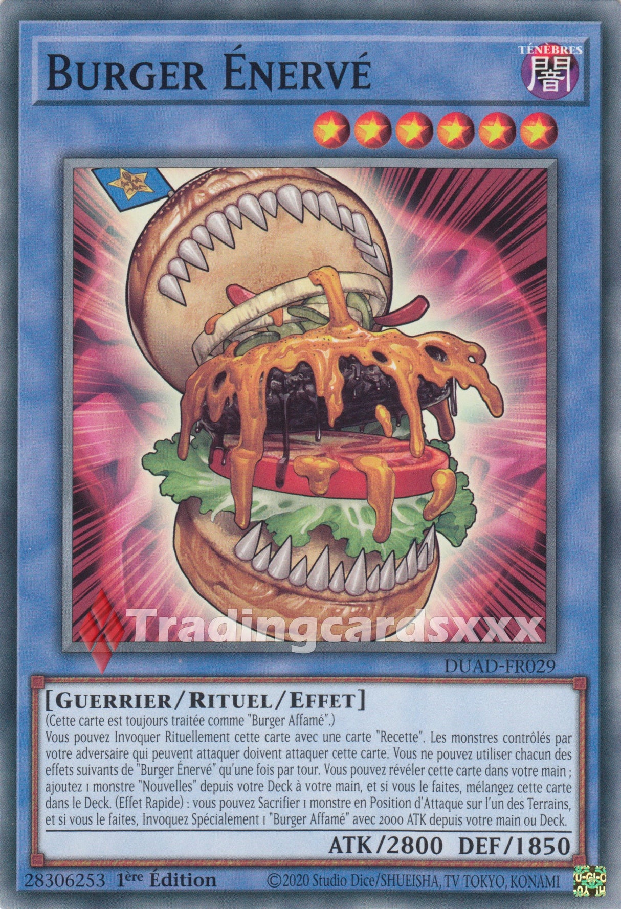 Yu-Gi-Oh! Burger Énervé : C DUAD-FR029