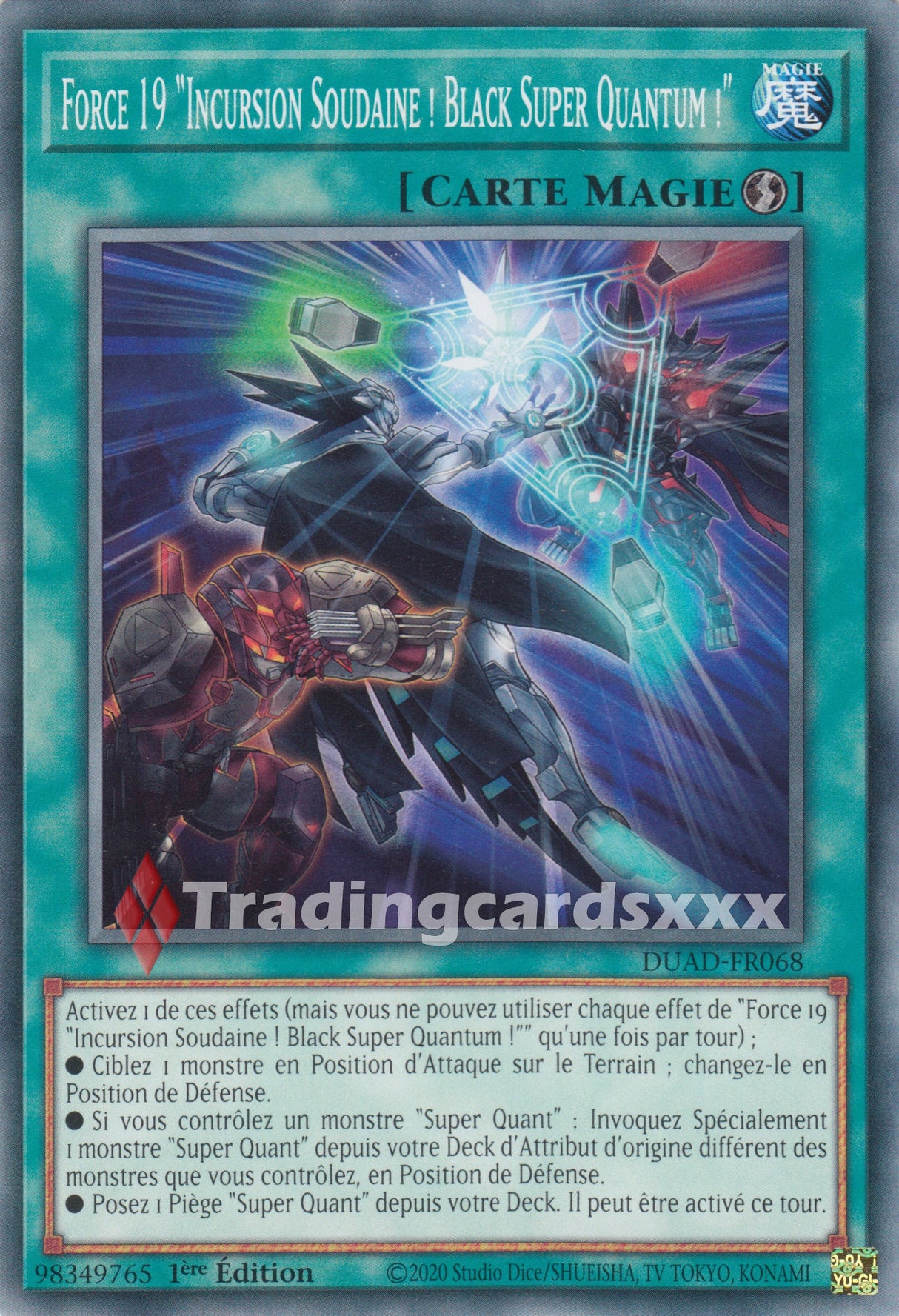 Yu-Gi-Oh! Force 19 "Incursion Soudaine ! Black Super Quantum !" : C DUAD-FR068