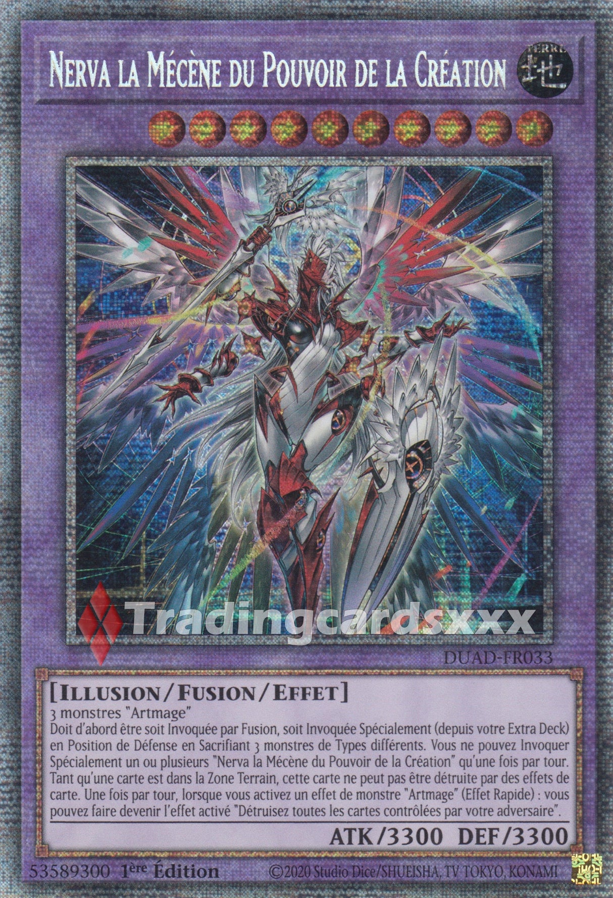 Yu-Gi-Oh! Nerva la Mécène du Pouvoir de la Création : STAR DUAD-FR033