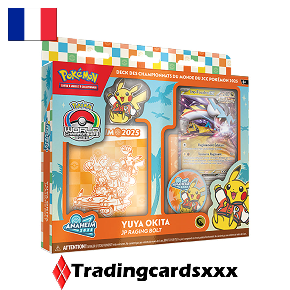 Pokémon - Lot de 4 Decks des Championnats du Monde : Anaheim 2025